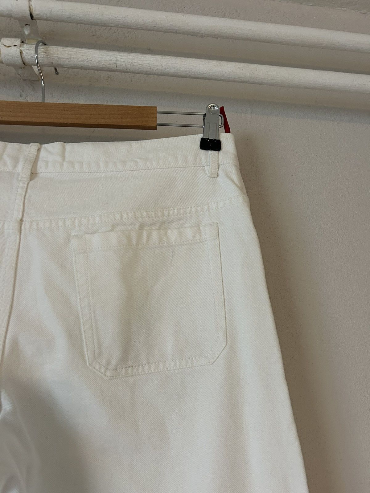 Prada Prada Linea Rossa White Jeans - Size 52 Size US 36 / EU 52 - 10 Thumbnail