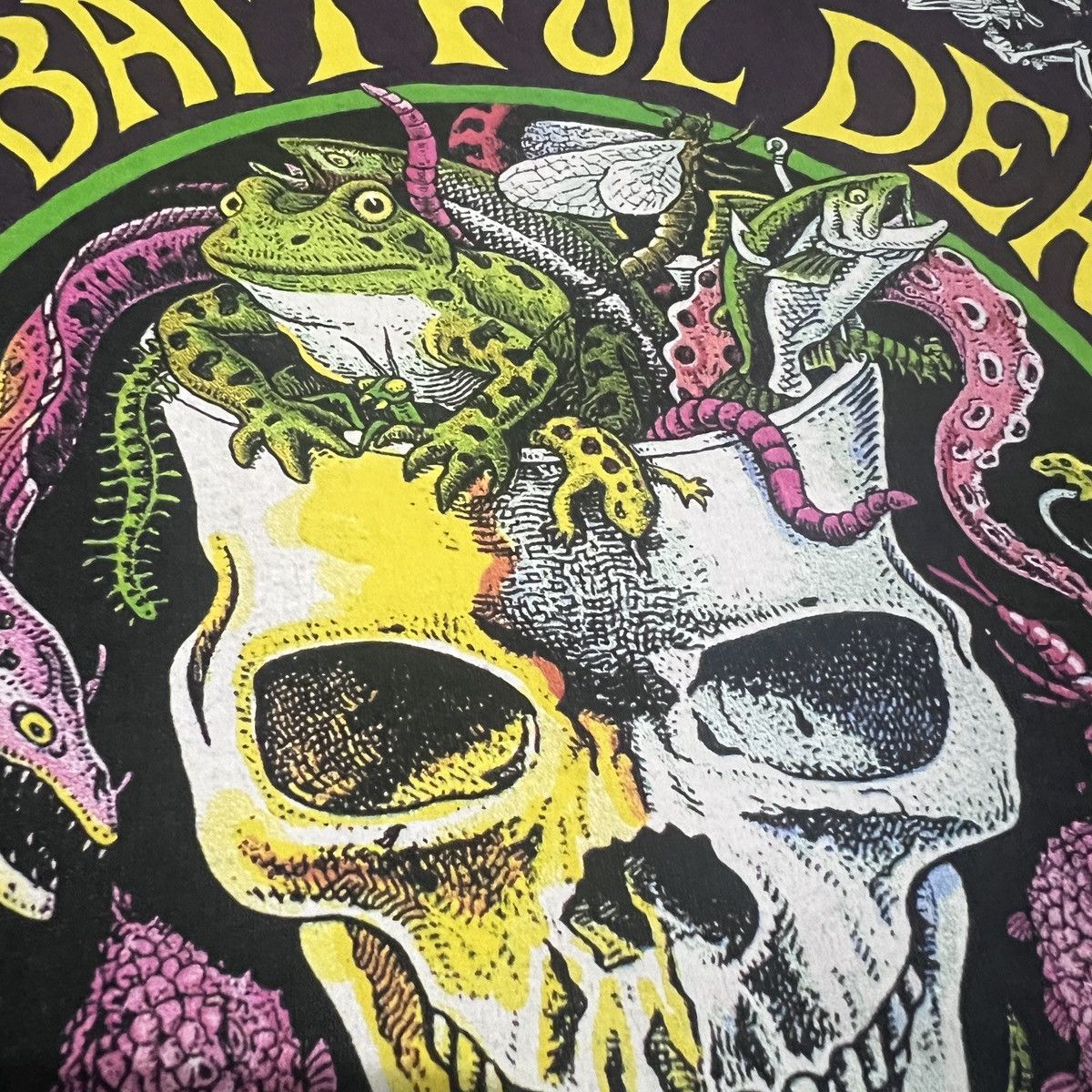 Other Vintage Y2K The Baitful Dead Ray Troll Graphic Tee 2XL Size US XXL / EU 58 / 5 - 4 Thumbnail