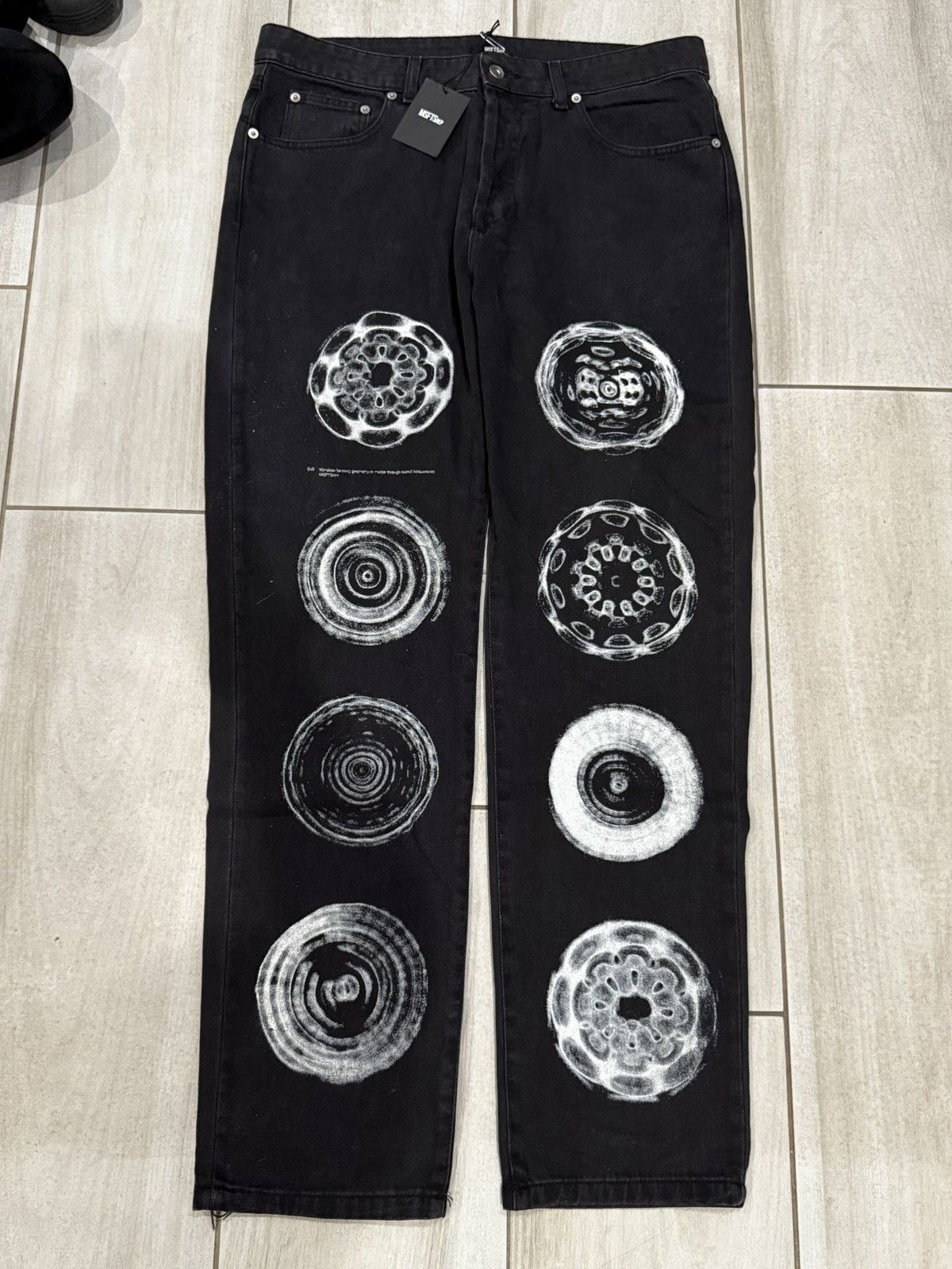 Jaden Smith × Msftsrep × Vintage msftsrep fw/22 vibration print jeans Size US 34 / EU 50 - 2 Thumbnail