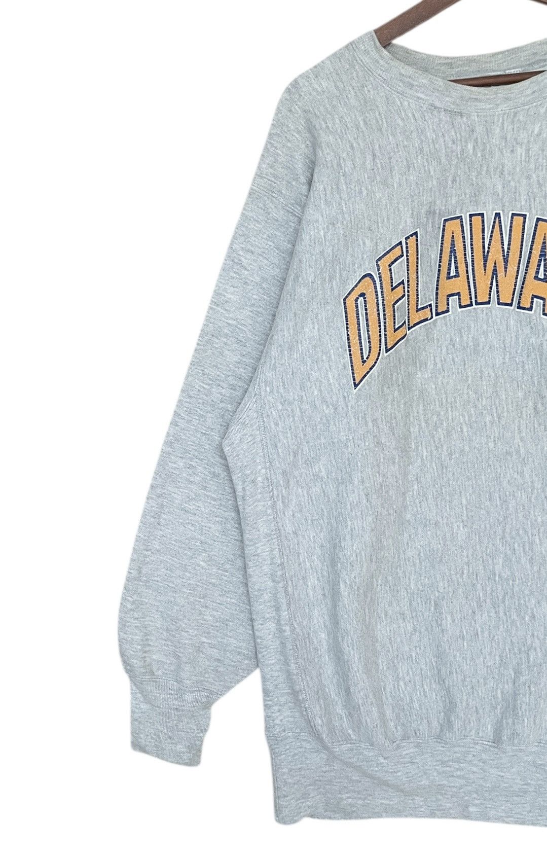 Champion × Vintage Vintage Champion Reverse Weave Delaware Sweatshirt 1990s Size US XXL / EU 58 / 5 - 3 Thumbnail