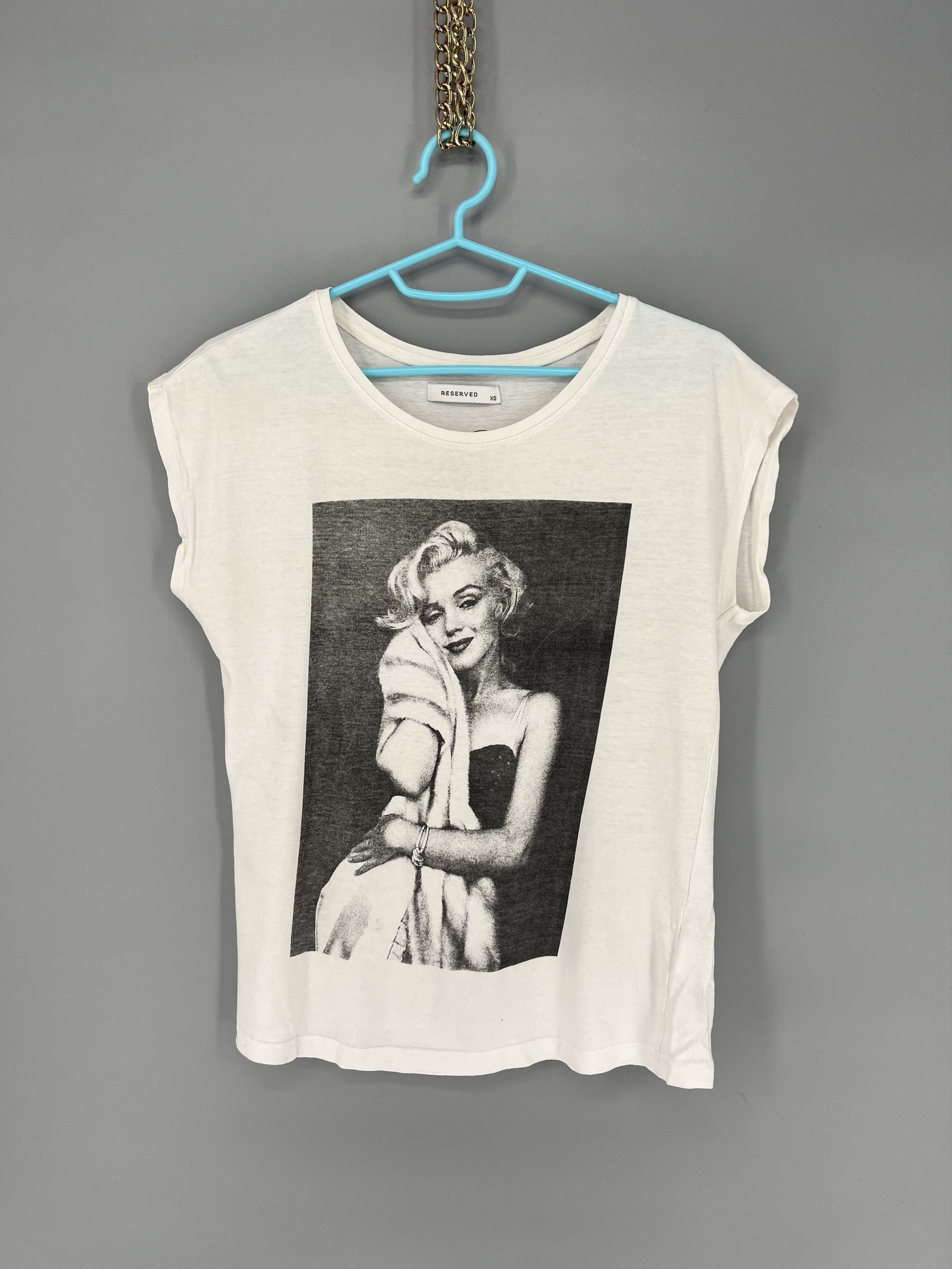 Reserved Vintage Y2k Reserved Full Print tee "Marilyn Monroe" Size XS / US 0-2 / IT 36-38 - 3 Thumbnail