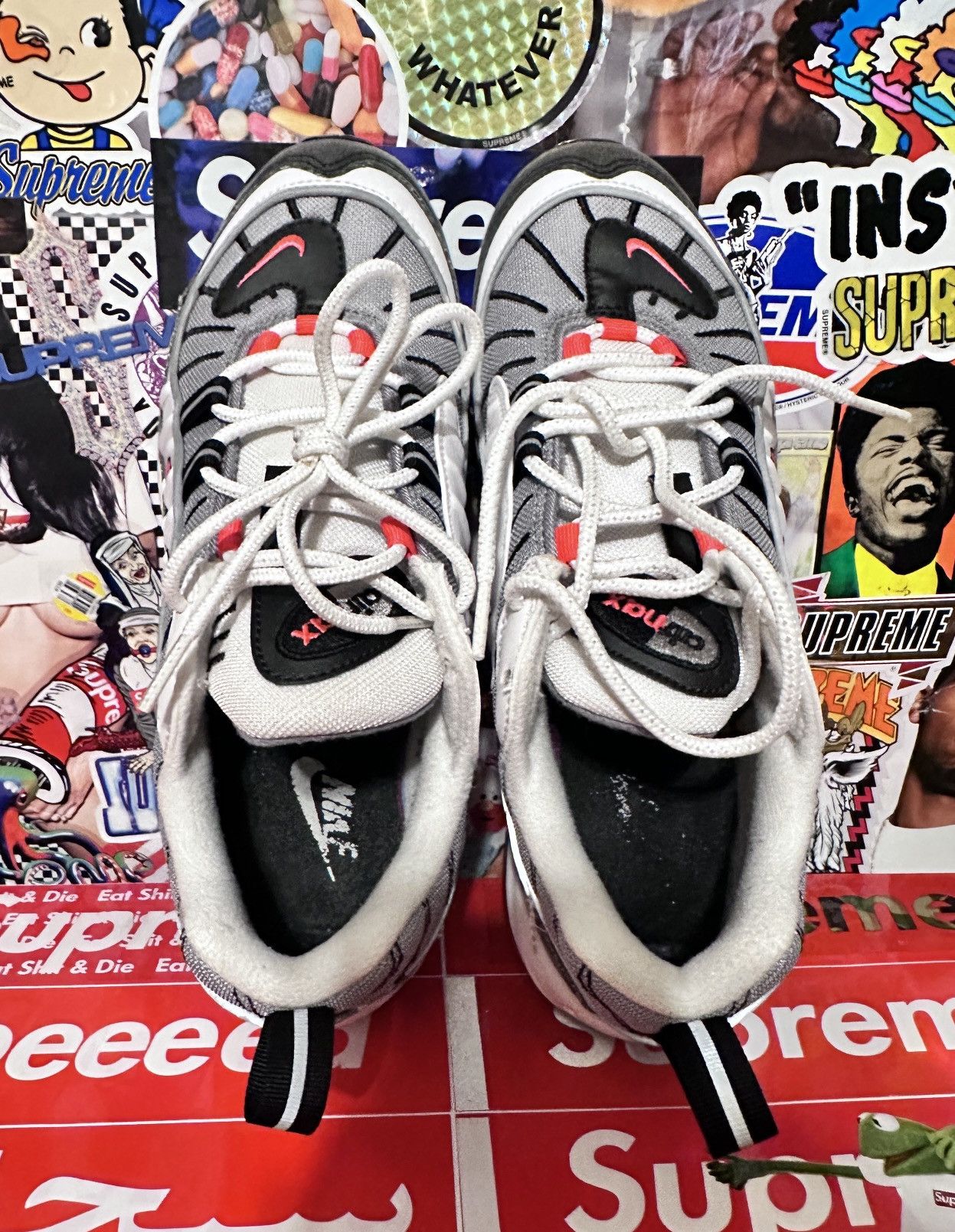 Nike × Vintage 2018 Nike Air Max 98 AH6799 104 Solar Red US 8.5 10W 1998 Size US 8.5 / EU 41-42 - 6 Thumbnail