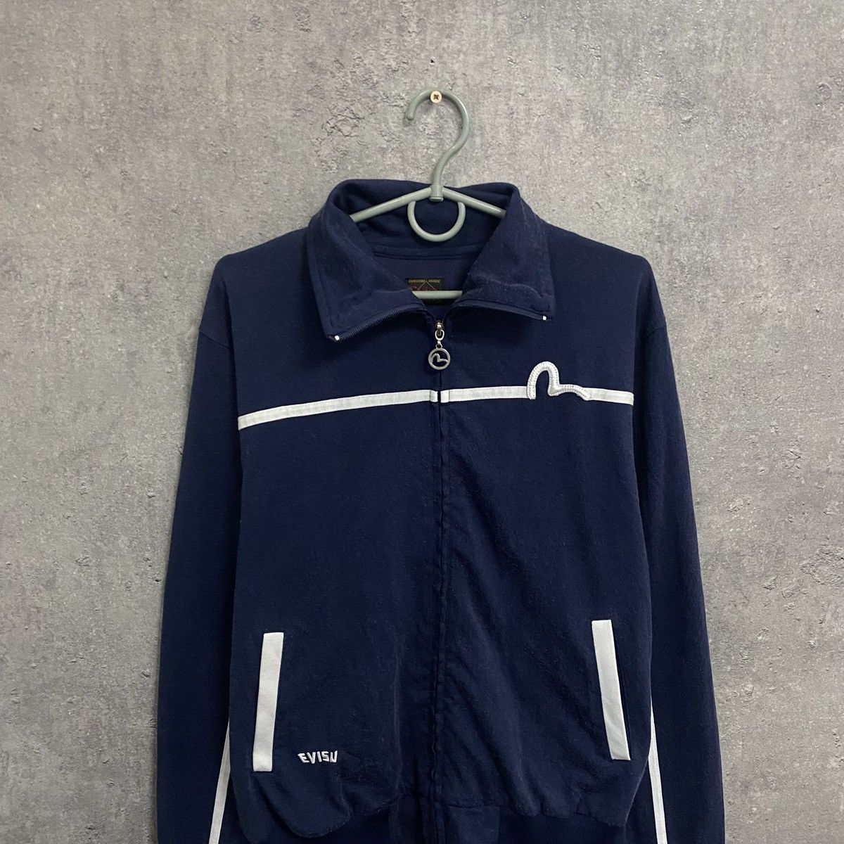 Evisu Vintage Evisu Full Zip Hoodie Big Logo Size US L / EU 52-54 / 3 - 4 Thumbnail