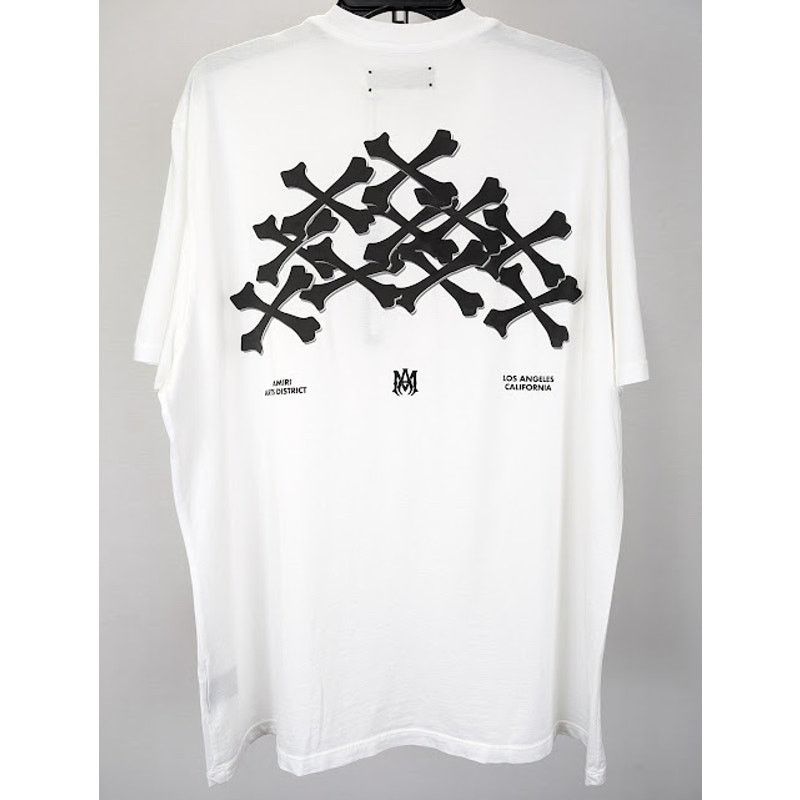 Amiri o1rshd1 Q:2 / Retail Exclusive Bones T-Shirt in White Size US XL / EU 56 / 4 - 9 Thumbnail