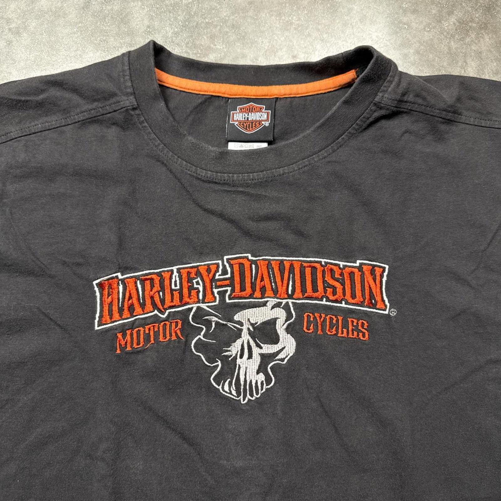 Harley Davidson Harley Davidson Brown Distressed Florida Y2k T-Shirt Size L / US 10 / IT 46 - 3 Thumbnail