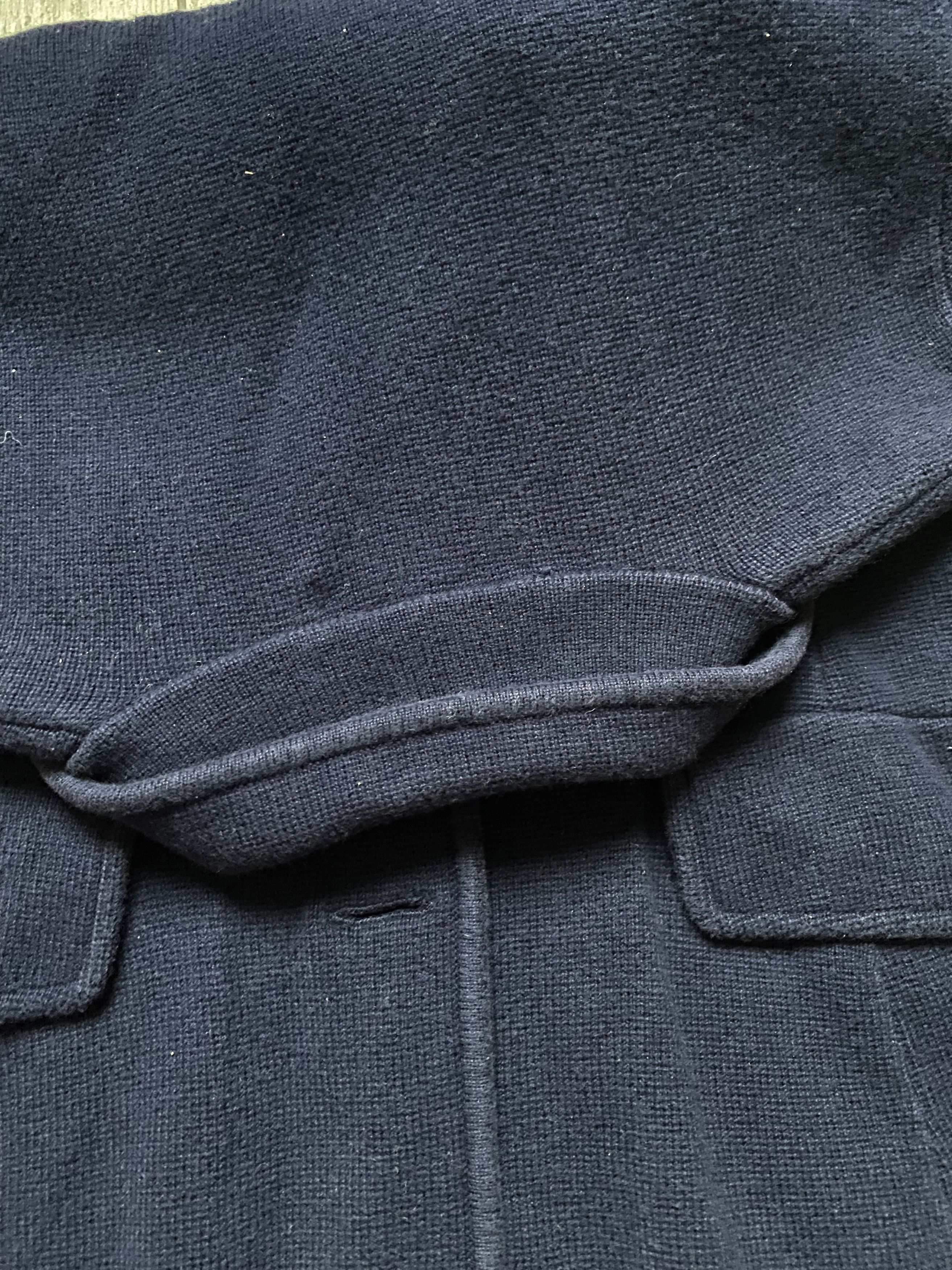 Lauren Ralph Lauren × Polo Ralph Lauren × Vintage Lauren Ralph Lauren Blue Women’s Knit Blazer Size S / US 4 / IT 40 - 6 Thumbnail