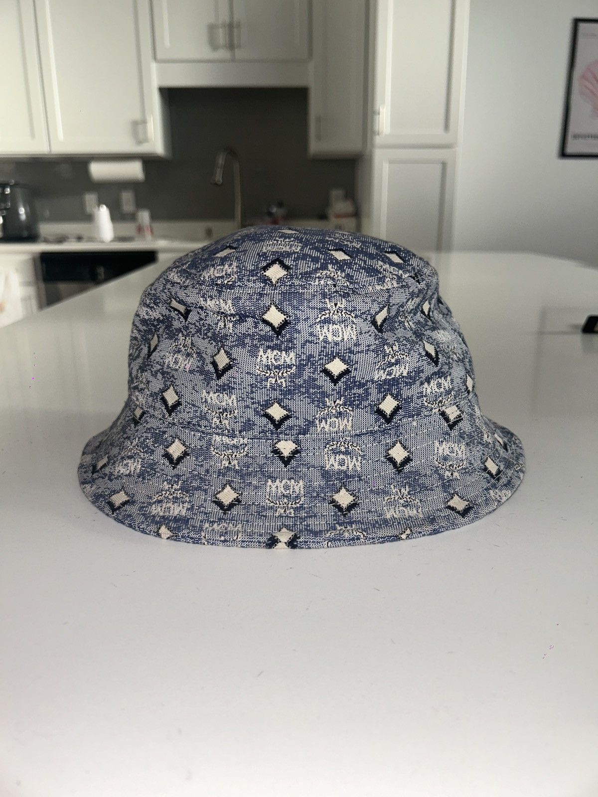 MCM MCM Denim Bucket Hat Size ONE SIZE - 3 Thumbnail