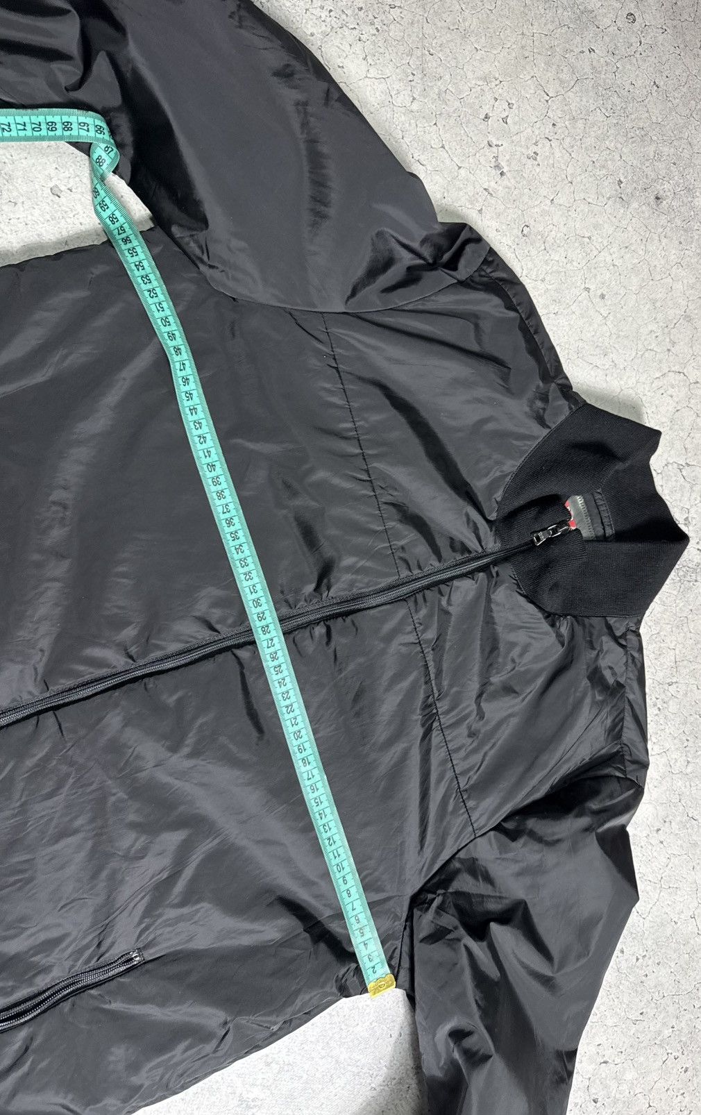 Prada Prada Milano Red Tab Bomber Black Jacket Luxury Nylon Size US M / EU 48-50 / 2 - 17 Thumbnail