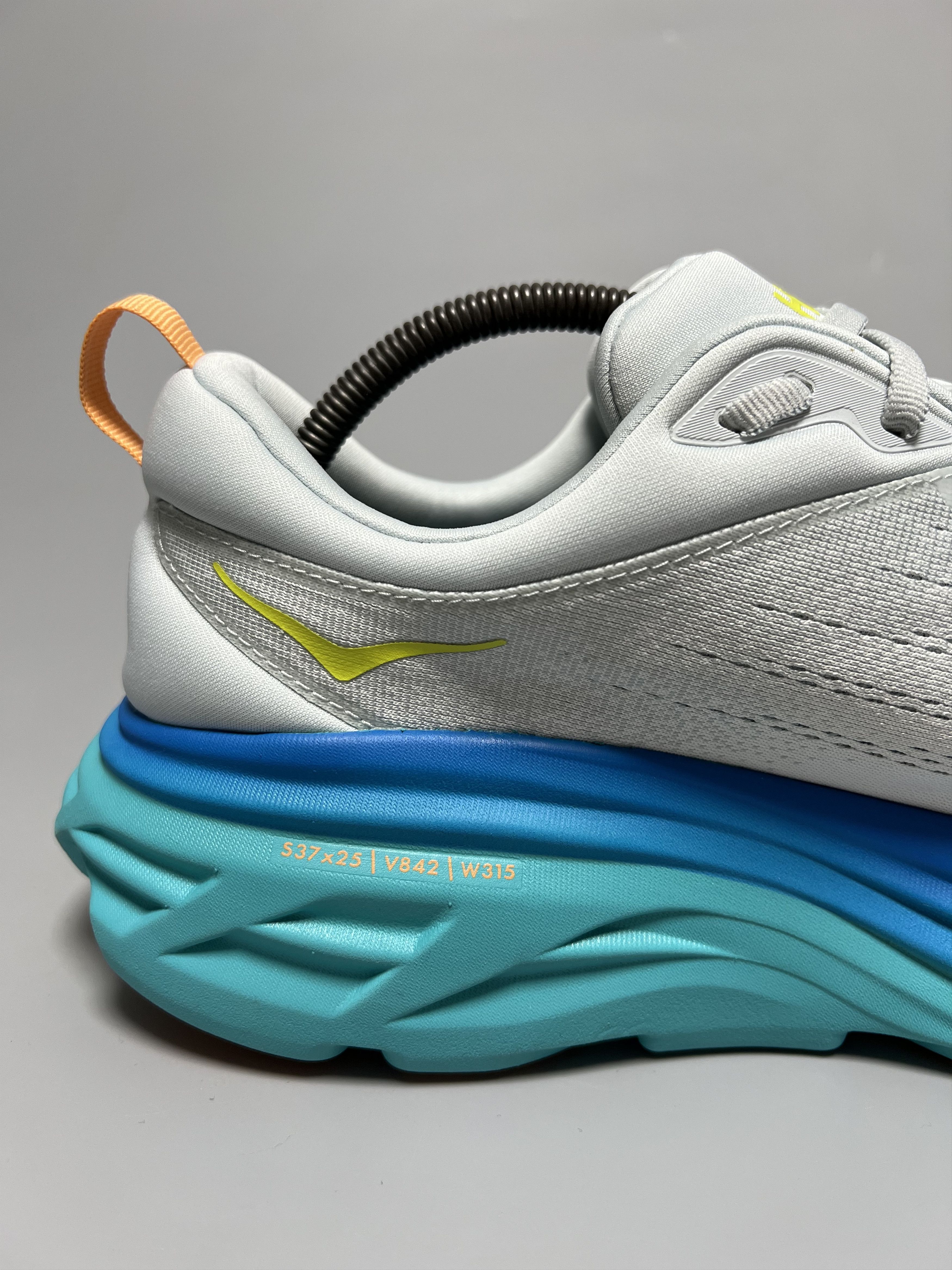 Hoka 12D Hoka One One Bondi 8 Men's Running Shoes Walking Gym Size US 12 / EU 45 - 6 Thumbnail