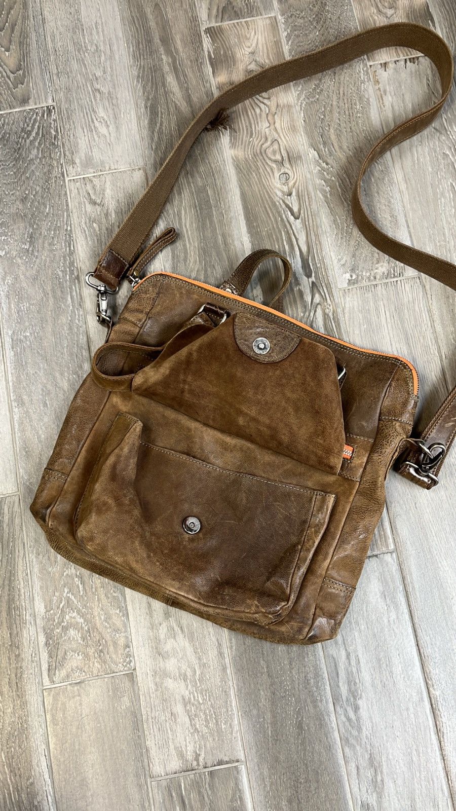Leather × Vintage Rare❗️ Vintage Leather Coboys Bag shoulder bag Size ONE SIZE - 3 Thumbnail