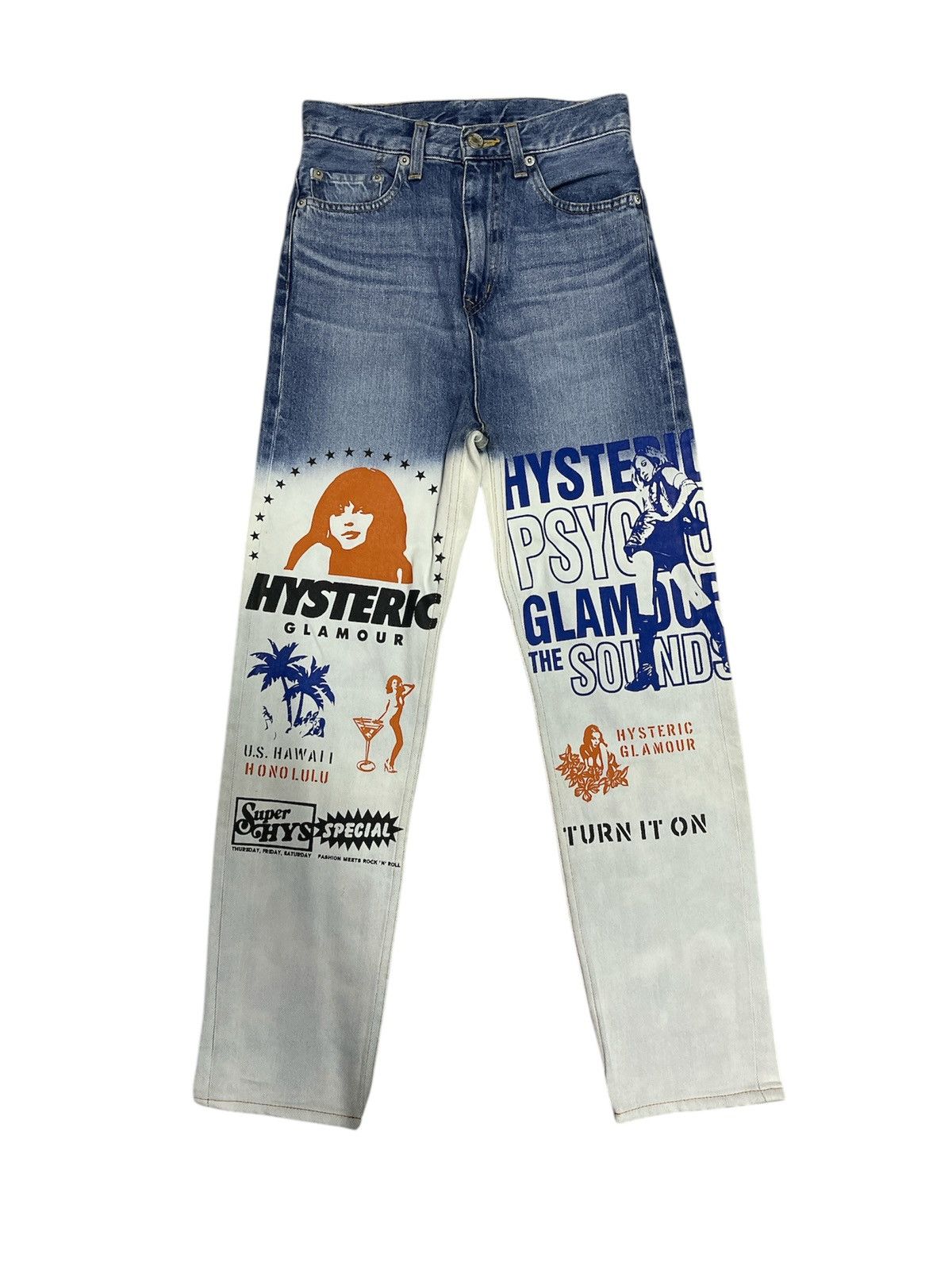 Designer × Hysteric Glamour × Japanese Brand Rare Hysteric Glamour Jeans Size 23" - 1 Thumbnail