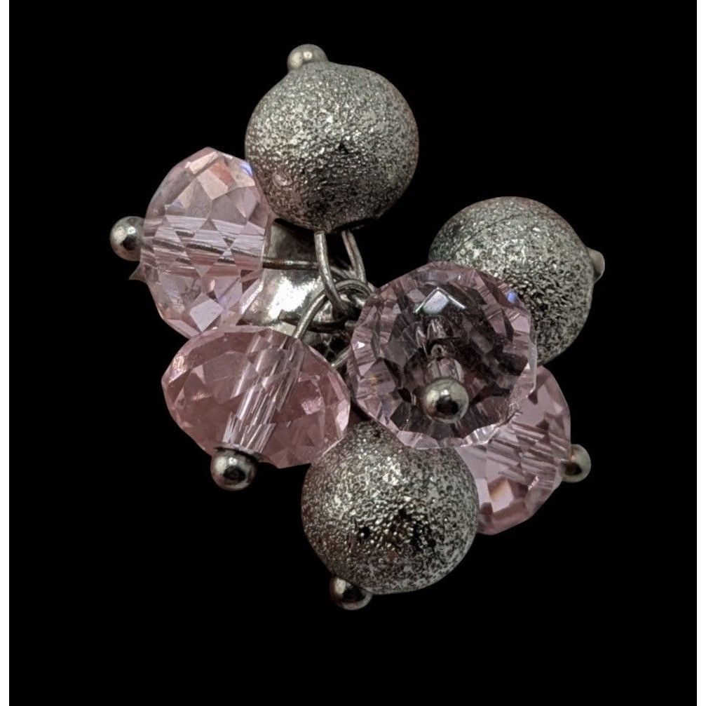 Other Coquette Beaded Cluster Ring Adjustable Size 5 3/4 Size ONE SIZE - 3 Thumbnail