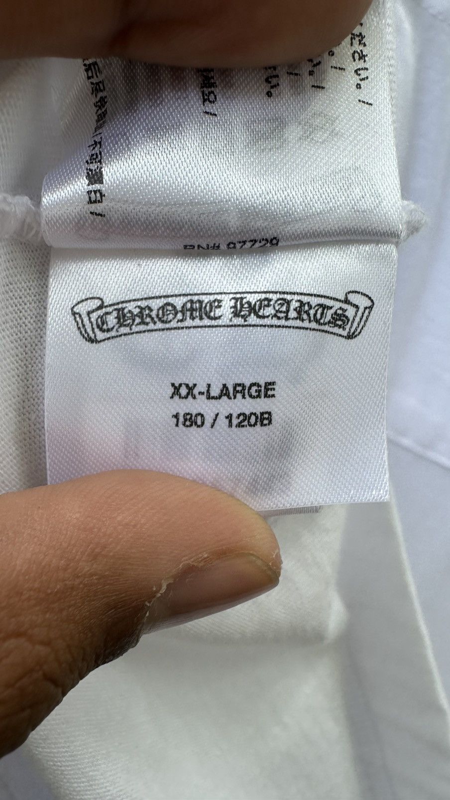 Chrome Hearts Chrome Heart Neck Logo Longsleeve Spell Out Size US XXL / EU 58 / 5 - 9 Thumbnail