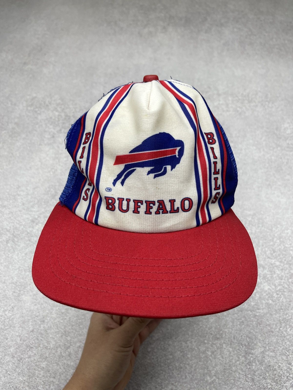New Era Vintage New Era NFL Buffalo Bills Trucker Hat USA Dupont Y2K Size ONE SIZE - 2 Thumbnail