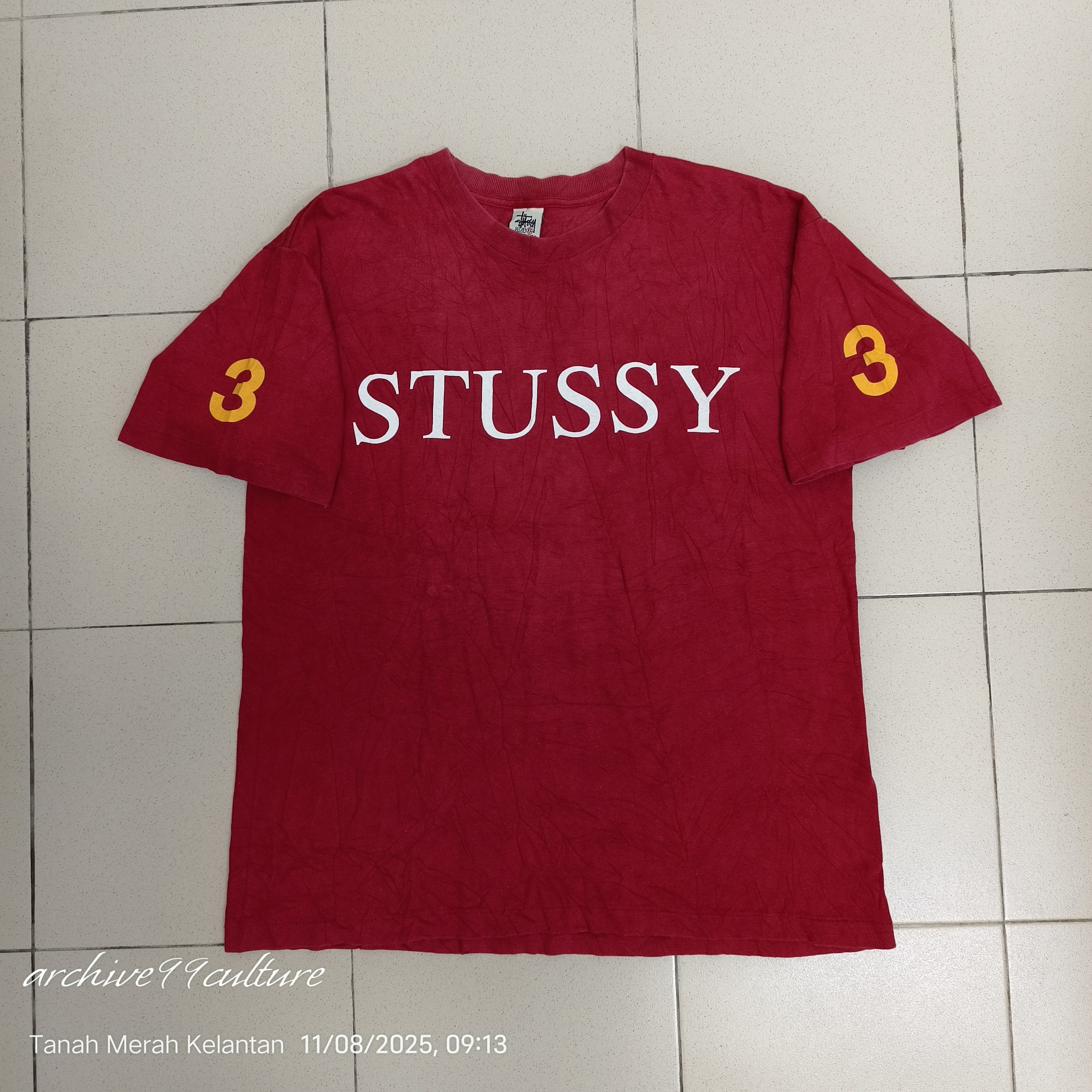Stussy 90s Stüssy logo T-shirt with white USA tag very rare Size US XL / EU 56 / 4 - 6 Thumbnail