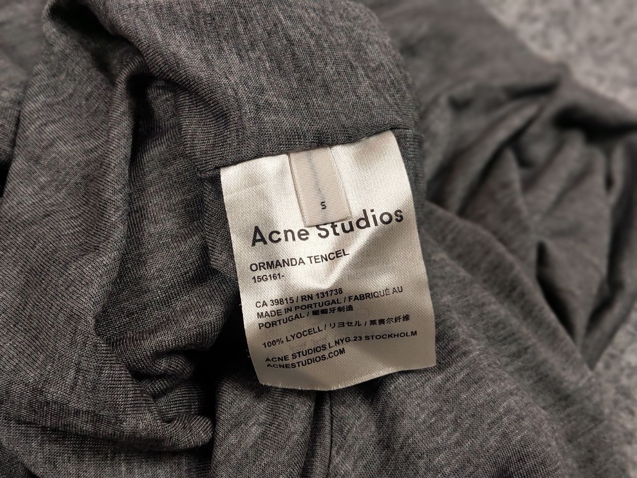 Acne Studios Acne Studios Ormanda Tencel Gray lyocell Maxi Tank Dress Size S / US 4 / IT 40 - 14 Thumbnail