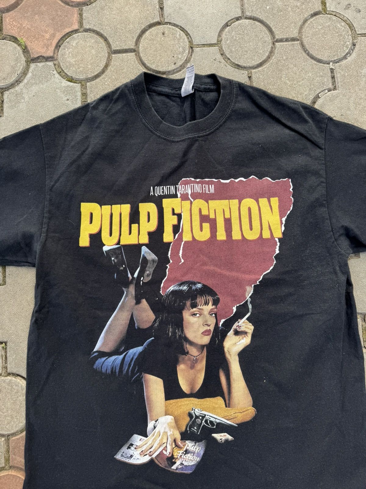 If Six Was Nine Vintage Pulp Fiction Graphic Logo Tee Shirt Size US M / EU 48-50 / 2 - 2 Thumbnail