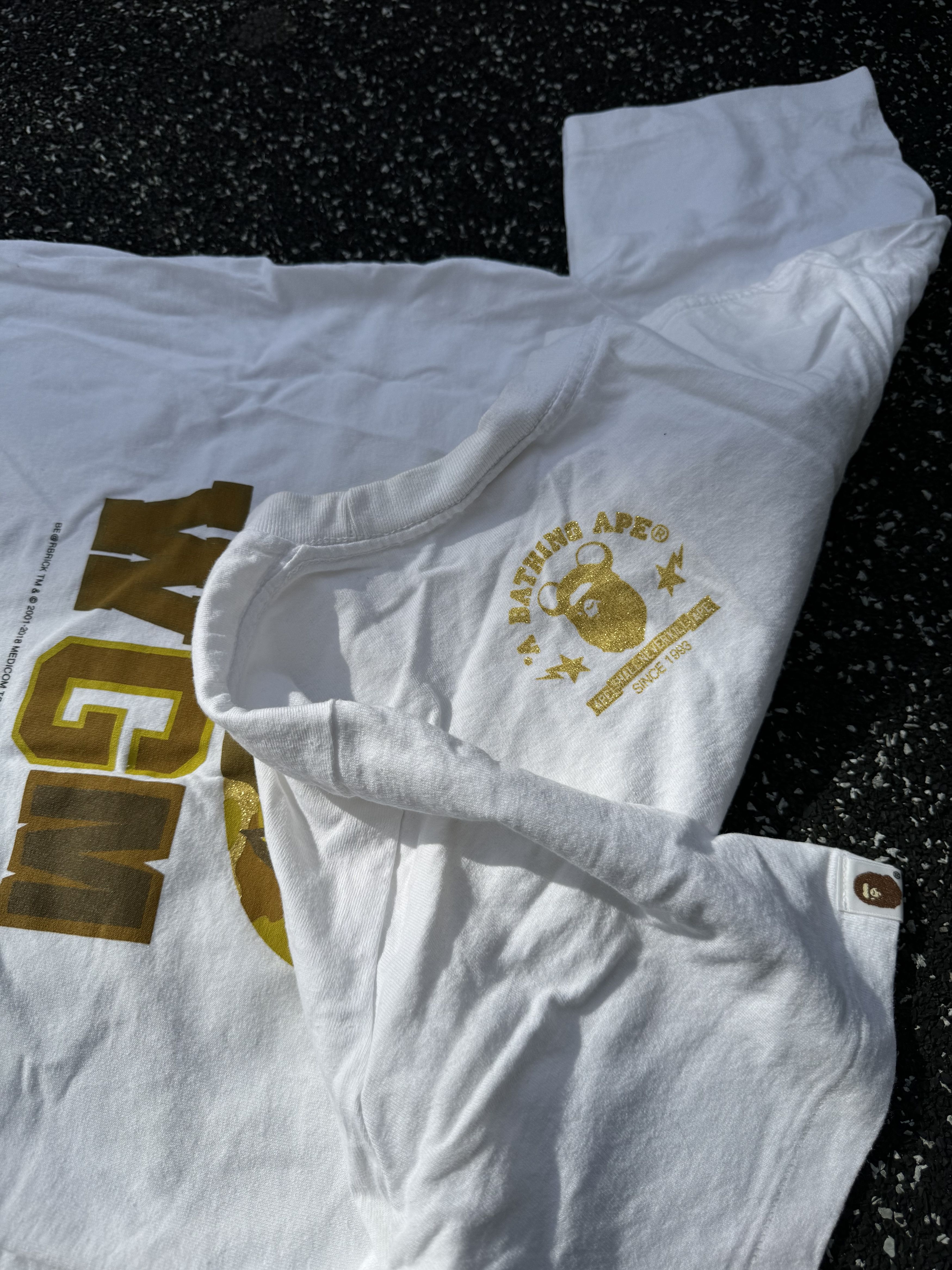 Bape × Medicom Toy Bape x Bearbrick Rare Luxury T-shirt Size US S / EU 44-46 / 1 - 7 Thumbnail