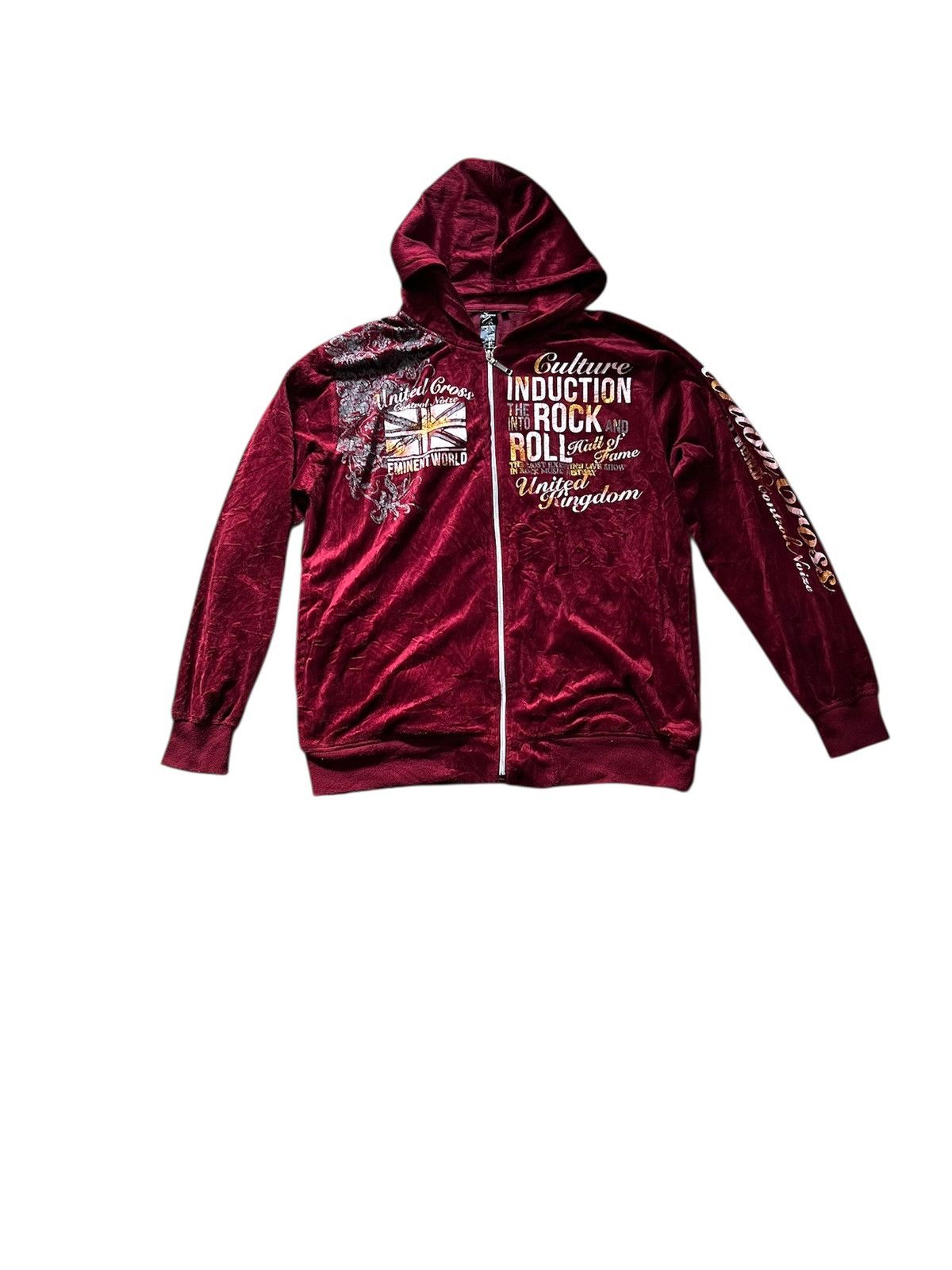 Japanese Brand Zipper hoodie poem Japanese brand y2k Size US L / EU 52-54 / 3 - 1 Thumbnail