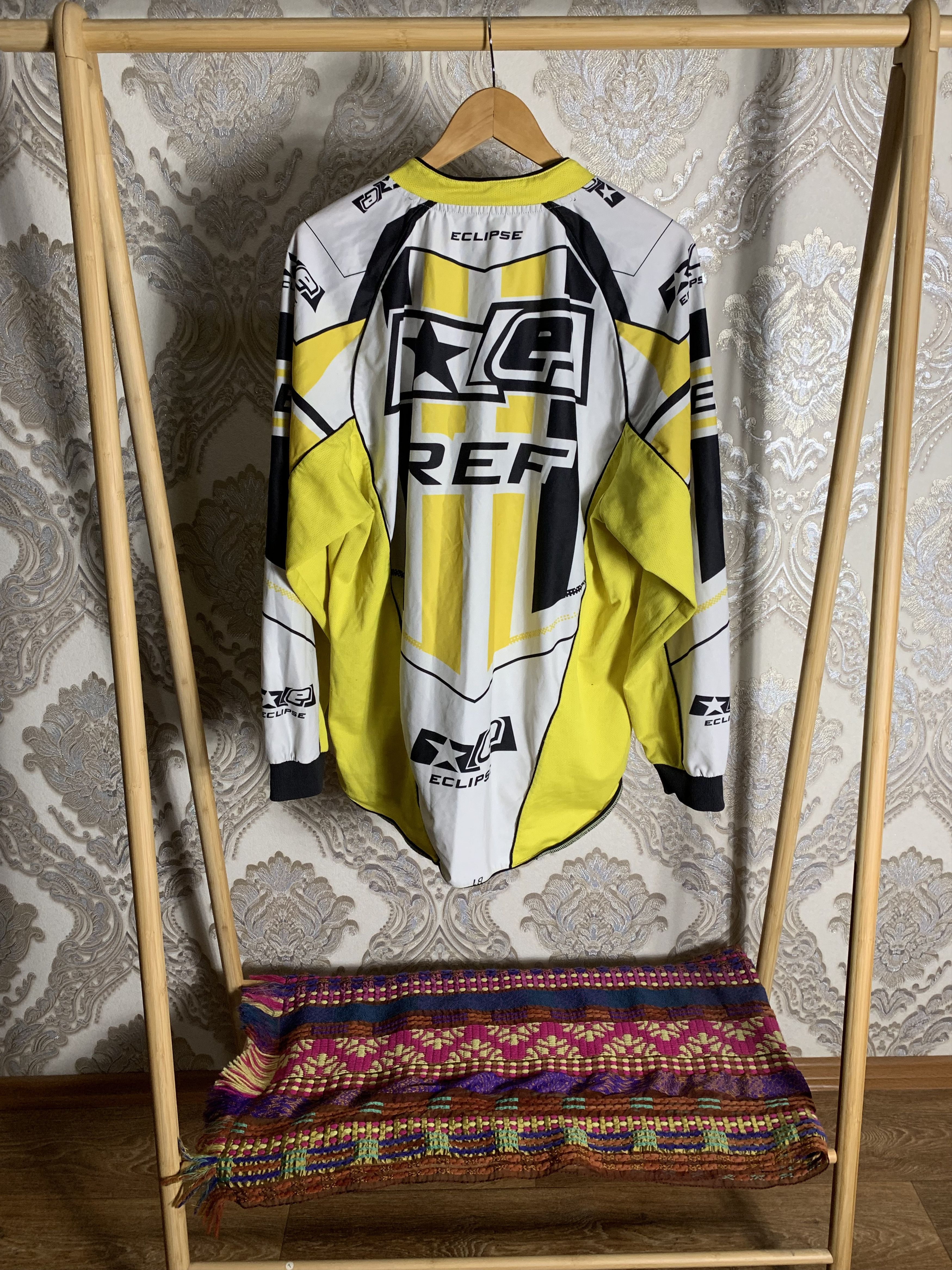 NASCAR VINTAGE ECLIPSE PLAYING MOTORCYCLE JERSEY RACING Y2K 90s USA Size US L / EU 52-54 / 3 - 11 Thumbnail