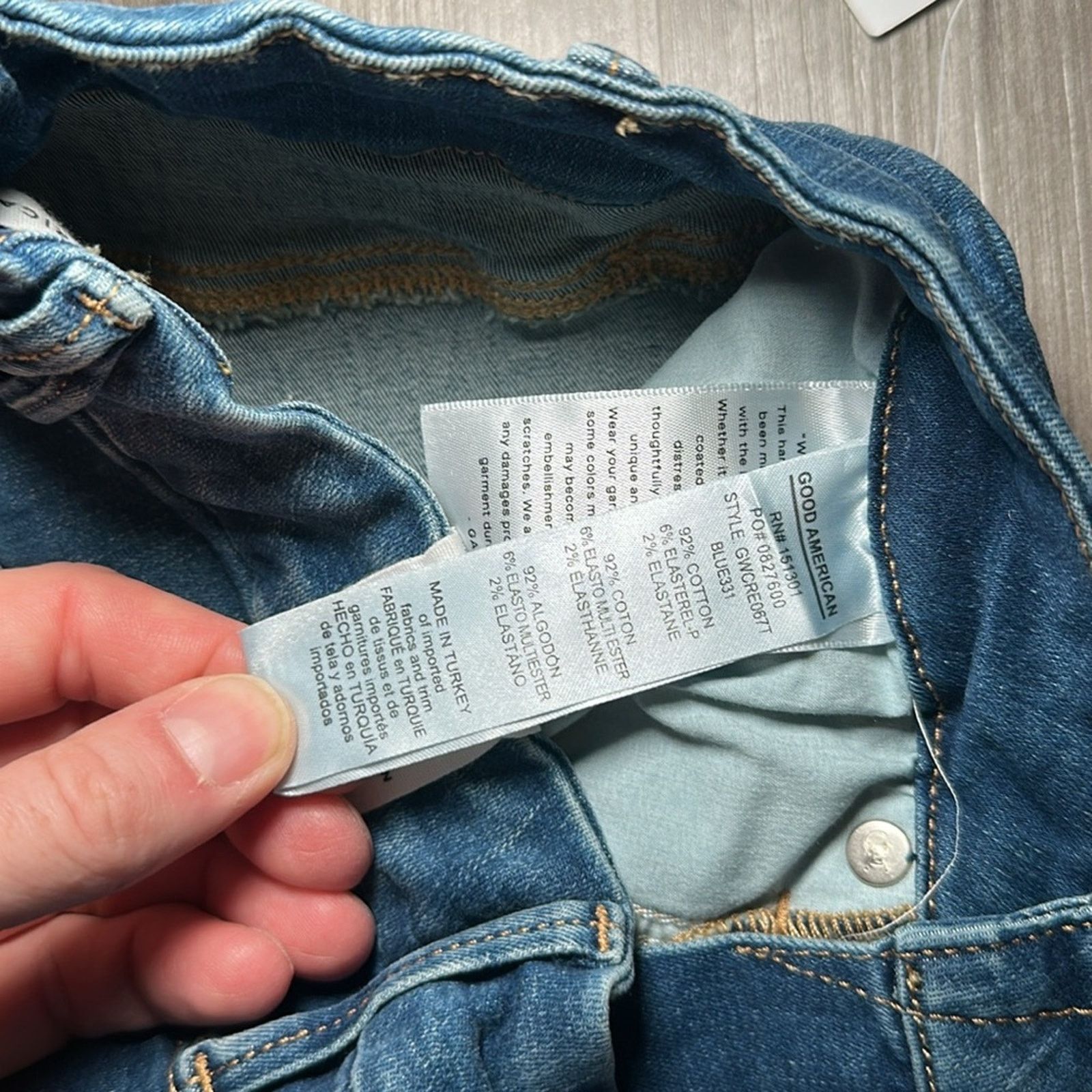 Good American Good American Good Waist Crop Skinny Jeans - 2/26 Size 26" / US 2 / IT 38 - 7 Thumbnail