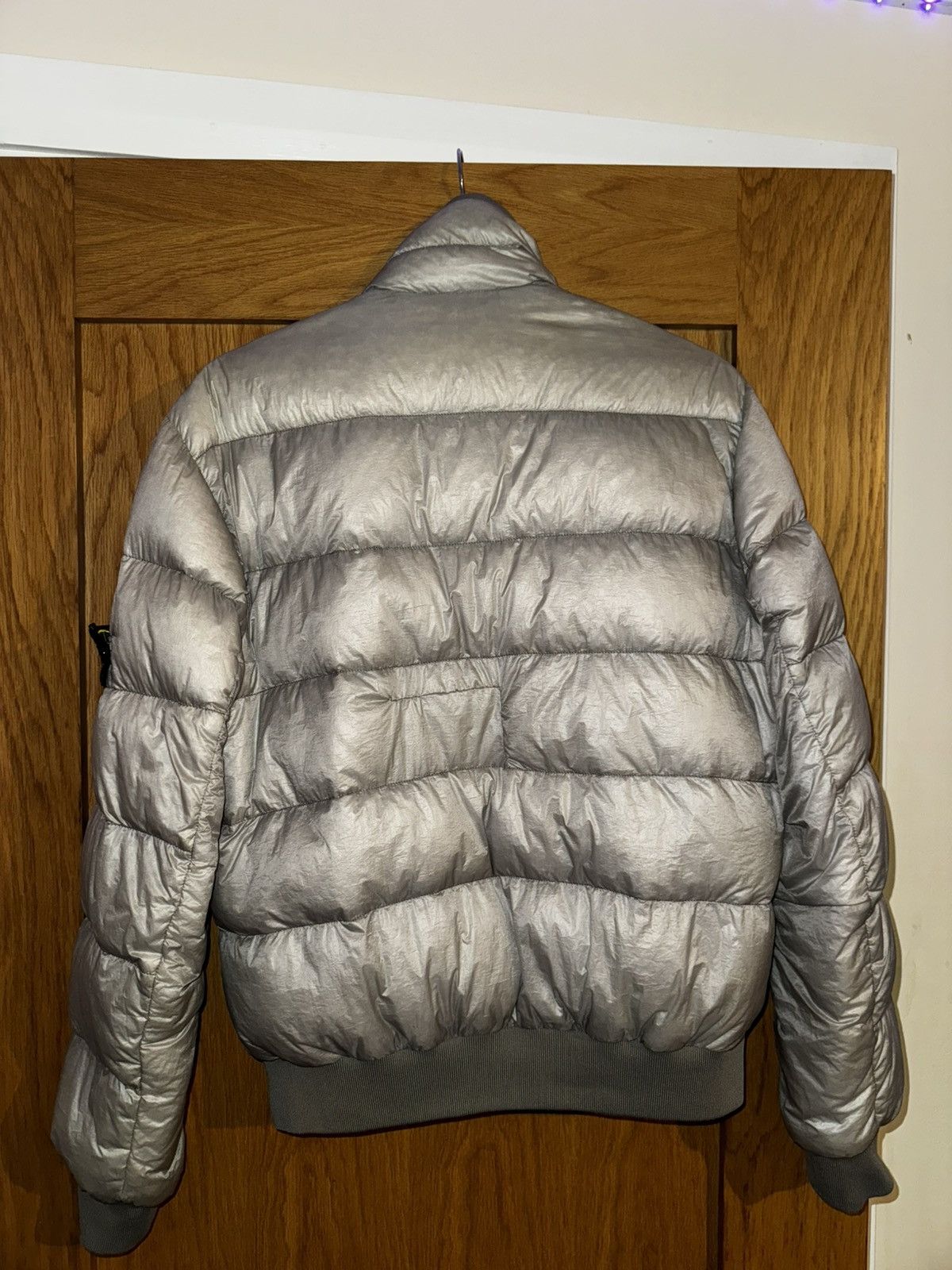 Stone Island Stone Island Dove Grey Garment Dyed Puffer Jacket Size US S / EU 44-46 / 1 - 2 Thumbnail