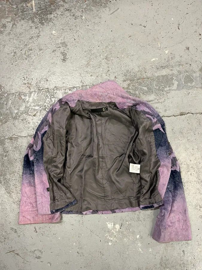 Roberto Cavalli SS2005 Cavalli Pink Peninsula Faux Fur Blazer Jacket Size M / US 6-8 / IT 42-44 - 8 Thumbnail