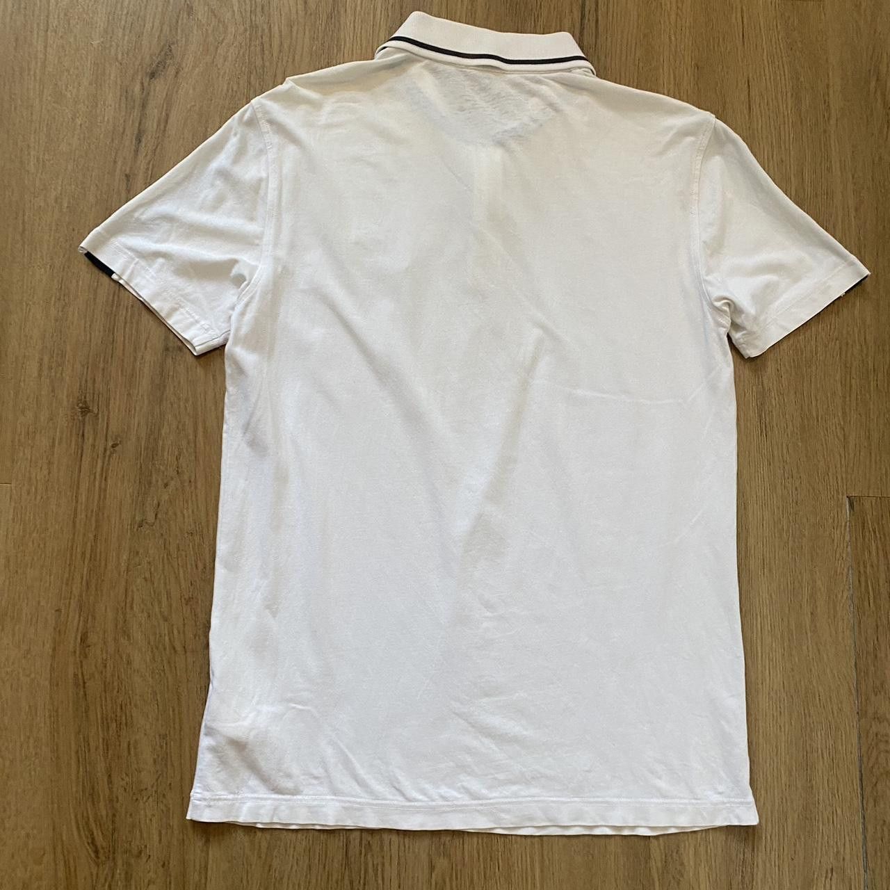 Emporio Armani White and black Armani Jeans polo shirt #poloshirt gym Size US M / EU 48-50 / 2 - 2 Thumbnail