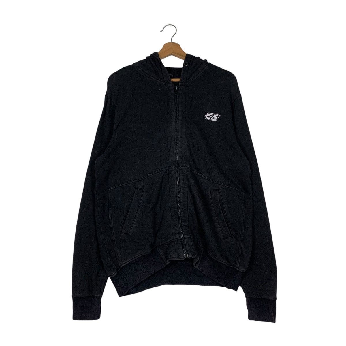 55DSL 55 DSL Big Logo Zipper Hoodies #1199-C55 Size US M / EU 48-50 / 2 - 10 Thumbnail