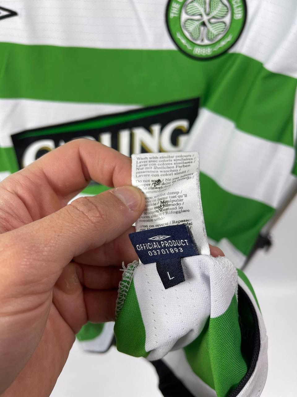 Umbro CELTIC 2004 2005 HOME FOOTBAL SHIRT SOCCER JERSEY UMBRO L Size US L / EU 52-54 / 3 - 6 Thumbnail