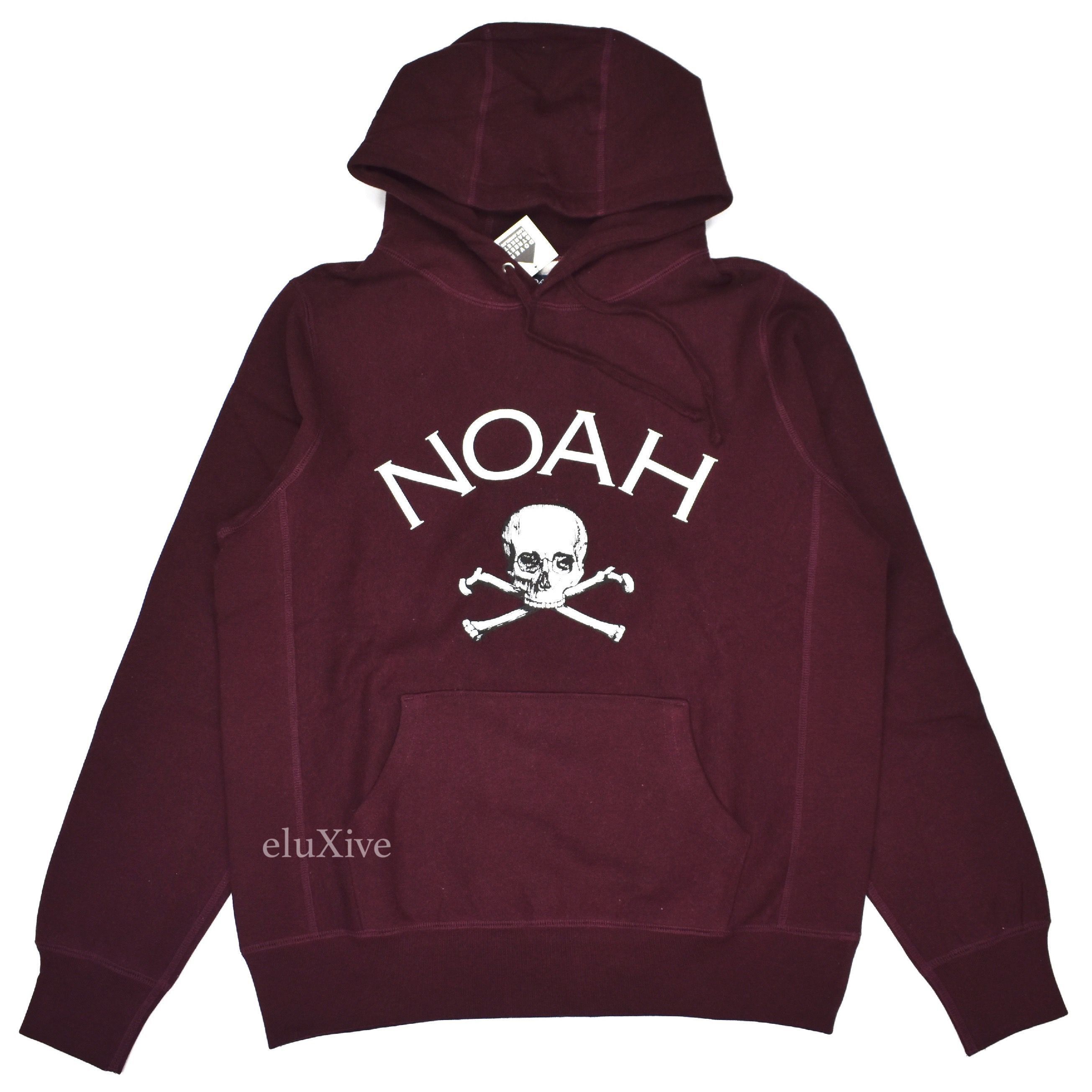 Noah Burgundy Red Jolly Roger Logo Hoodie DS Size US M / EU 48-50 / 2 - 1 Preview