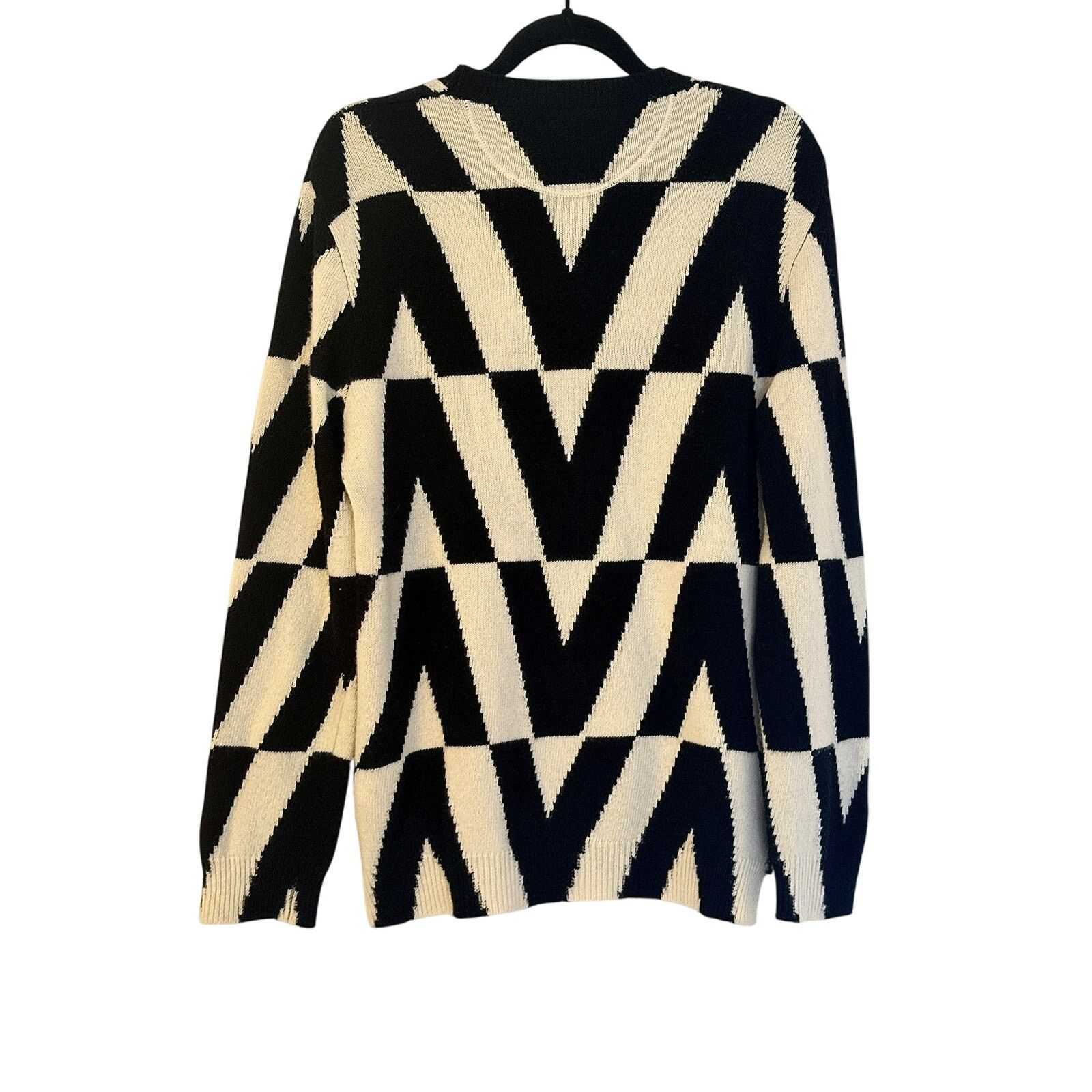 Other Valentino Logo Cashmere & Virgin Wool Sweater - Size US M / EU 48-50 / 2 - 2 Thumbnail