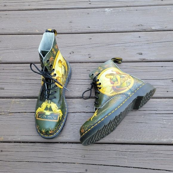 Dr. Martens Dr Martens Giovanni Di Paolo Green Leather Museum Collection Size US 9 / IT 39 - 1 Thumbnail