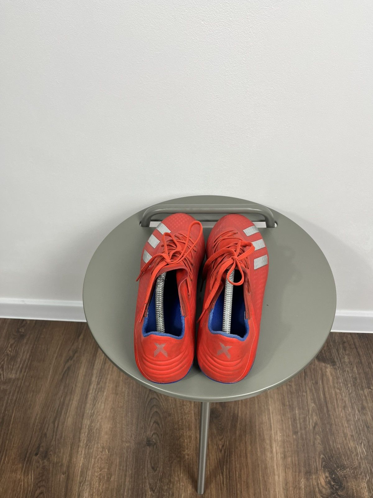 Adidas Adidas Red Soccer Cleats 11.5 US FG Ground Lightweight Boots Size US 11.5 / EU 44-45 - 12 Thumbnail