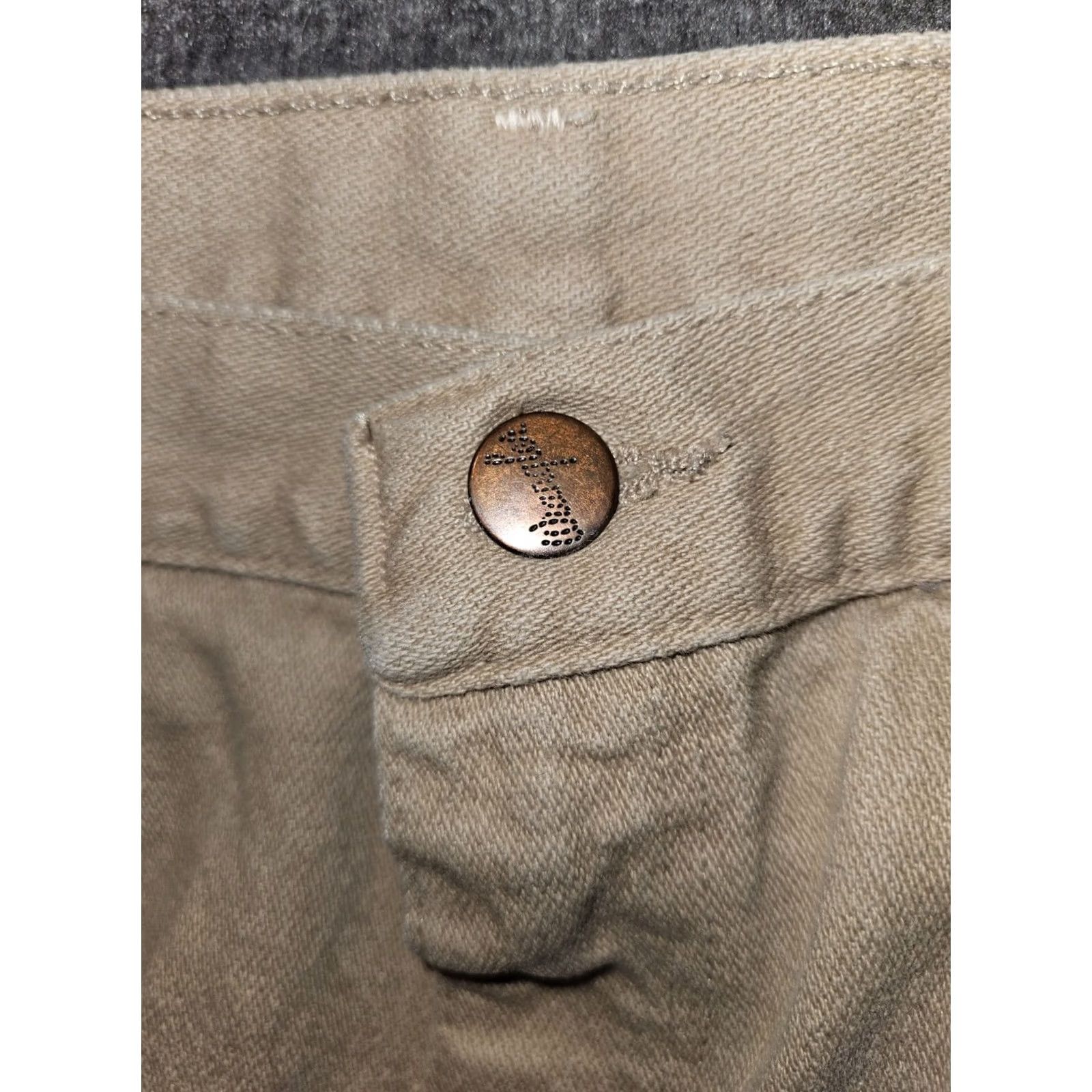Wrangler VINTAGE Wrangler Jeans Men 33x30 Beige Mid Rise USA Western Cowboy Straight Denim 90s Mens Jeans Size US 33 - 6 Thumbnail