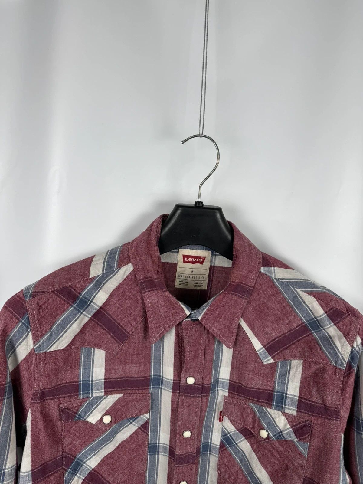 Levi's Levis Plaid Shirt Native Collared Men size M Size US M / EU 48-50 / 2 - 8 Thumbnail