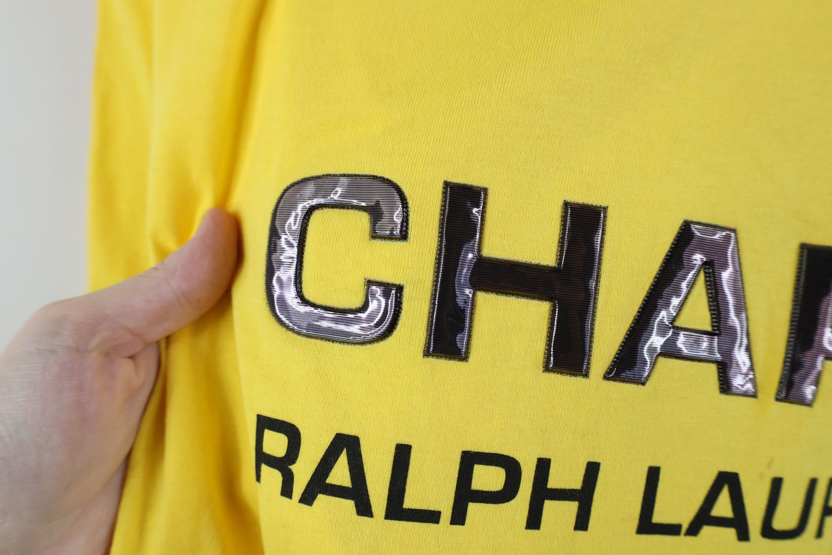 Ralph Lauren Vintage 90s Chaps Ralph Lauren Spell Out Chromatic T-Shirt Size US XL / EU 56 / 4 - 5 Thumbnail