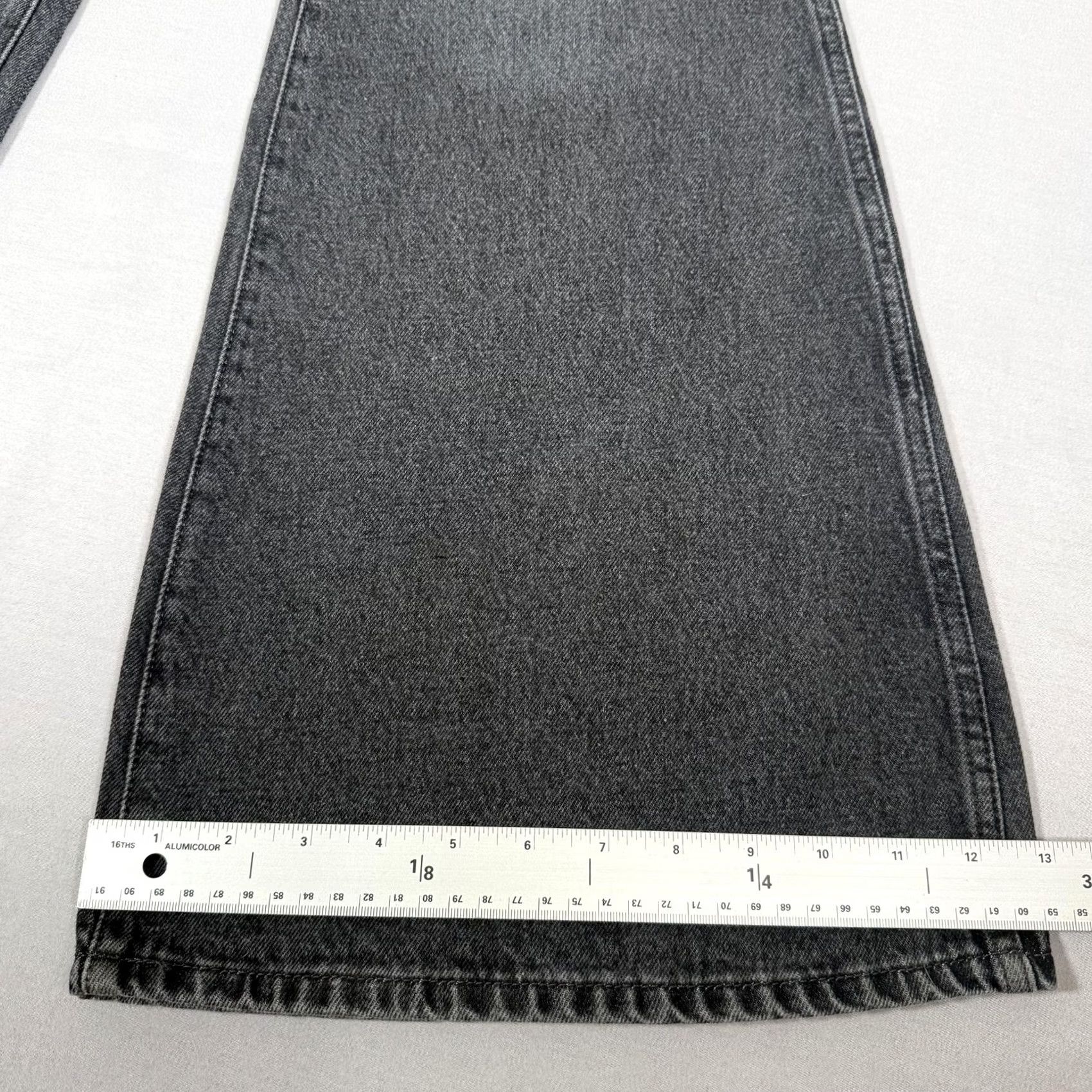 Wrangler Wrangler Jeans Women Wanderer 622 High Rise Flare Jeans Gray 24x34 Distressed Stretch 5-Pocket Denim Wrangler Logo Patch Vintage No Size 42" / US 20 - 7 Thumbnail