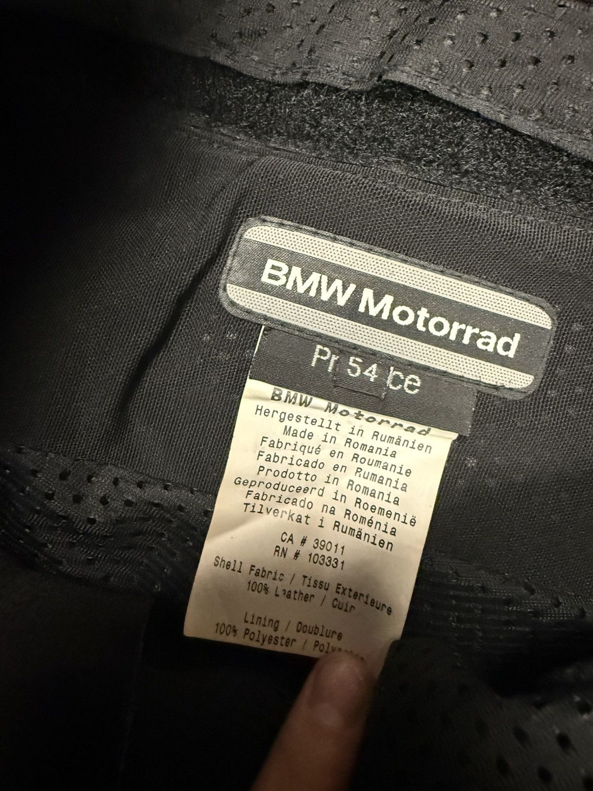 BMW Black leather bmw biker pants Size US 40 / EU 56 - 3 Thumbnail