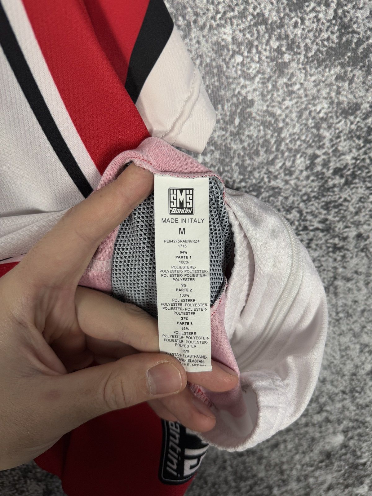 Other SMS Santini Cycling Jersey Made in Italy Bike Shirt Size M Size US M / EU 48-50 / 2 - 8 Thumbnail