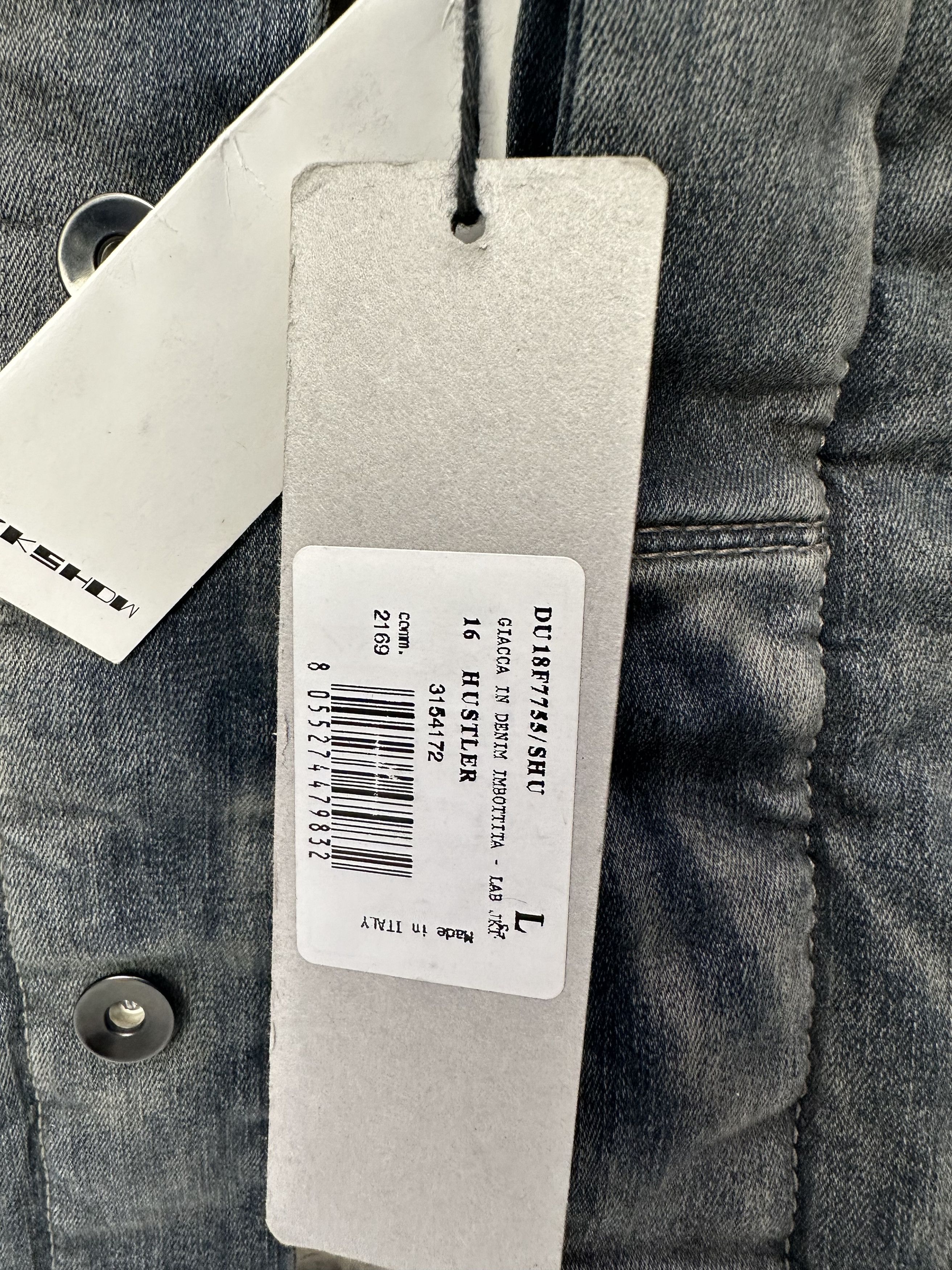 Rick Owens Drkshdw Rick Owens Denim Lab Jacket Size US L / EU 52-54 / 3 - 4 Thumbnail