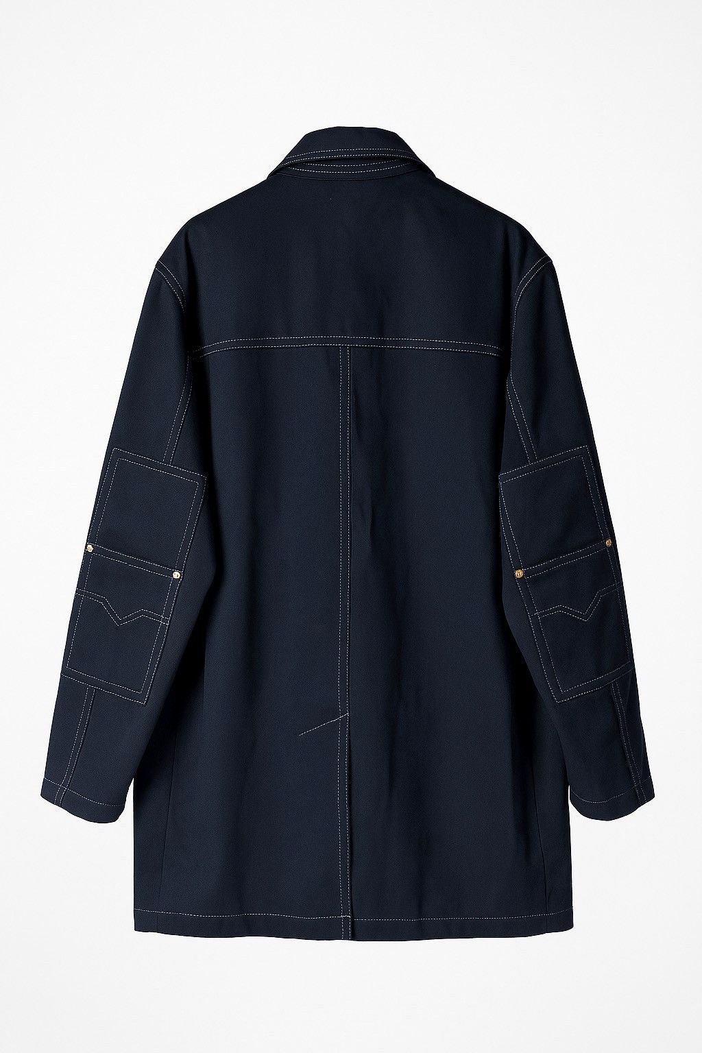Versace Versace Black Workwear Jacket with Medusa Buttons Size US M / EU 48-50 / 2 - 2 Thumbnail