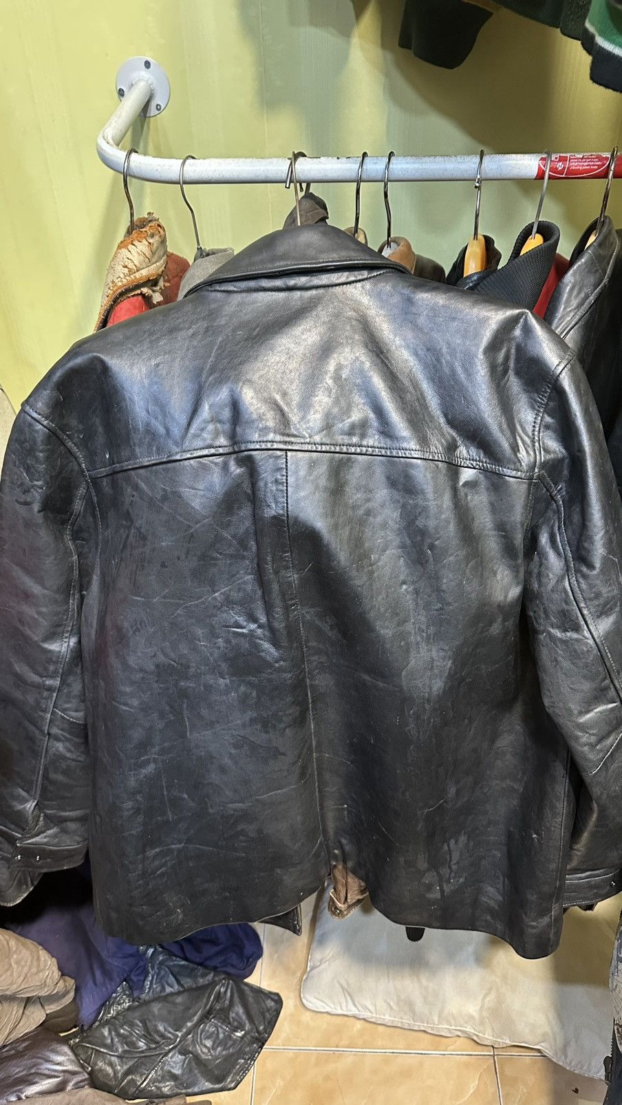 Calvin Klein Calvin Klein leather jacket 🥂 Size US XL / EU 56 / 4 - 4 Thumbnail