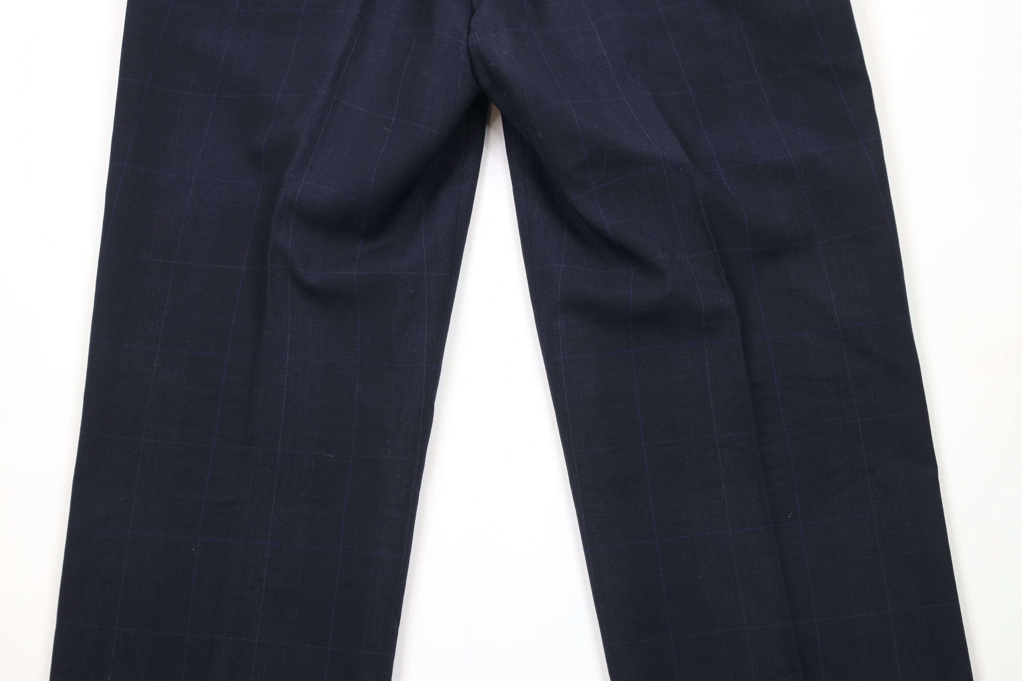 Vintage Vintage 90s Streetwear Hand Tailored Wool Wide Leg Pants Size US 36 / EU 52 - 13 Thumbnail