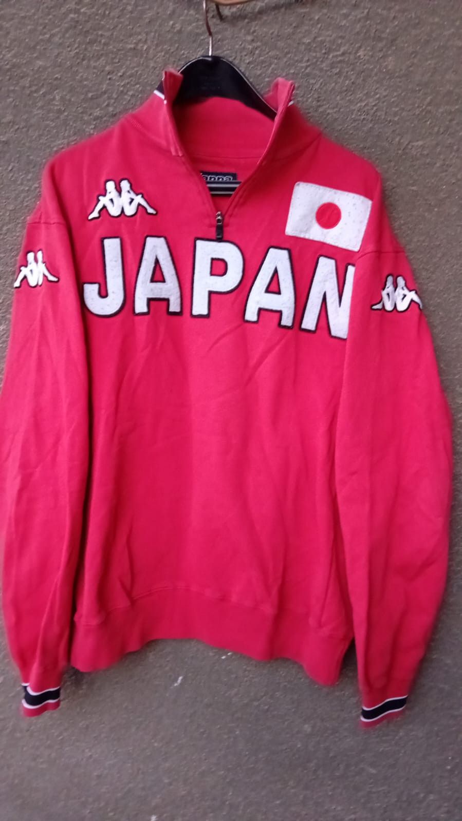 Kappa Japan Vintage 1/4 Zip Sweatshirt sz L