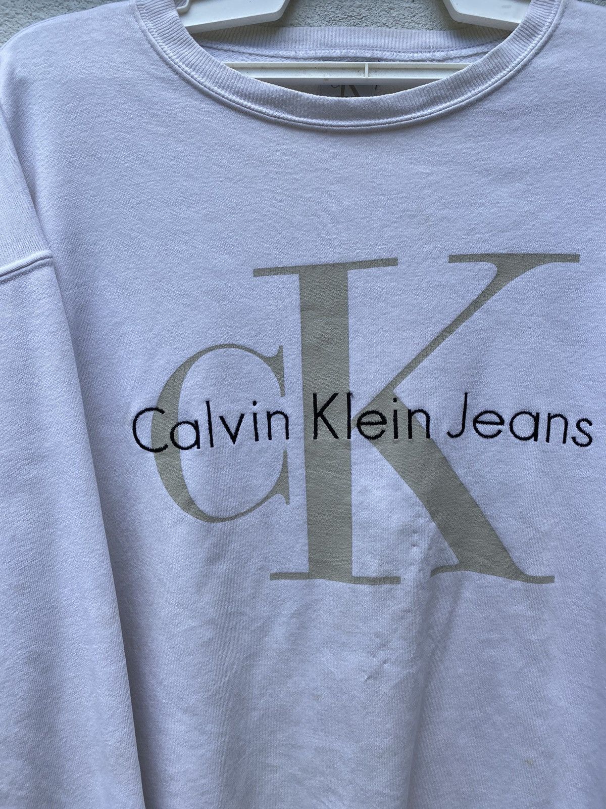 Calvin Klein × Vintage Vintage 90s Calvin Klein Jeans Sweatshirt Size US L / EU 52-54 / 3 - 2 Thumbnail