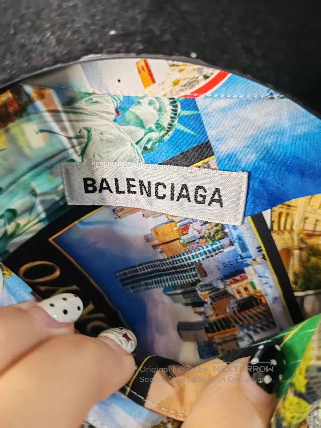 Balenciaga Balenciaga Colorful Short Sleeve Shirt. Size US M / EU 48-50 / 2 - 3 Thumbnail
