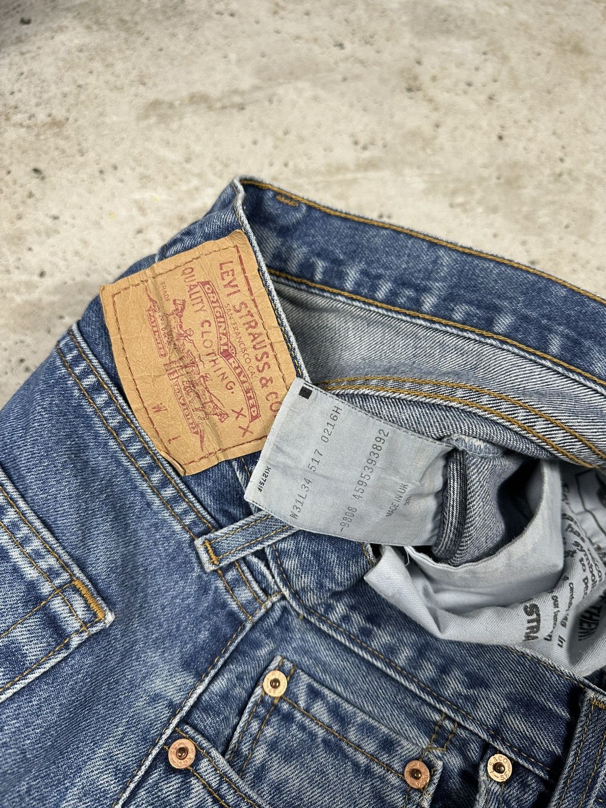 Levi's × Vintage Vintage 90s Levi’s 517 Denim Pants Jeans usa rare Size US 30 / EU 46 - 11 Thumbnail