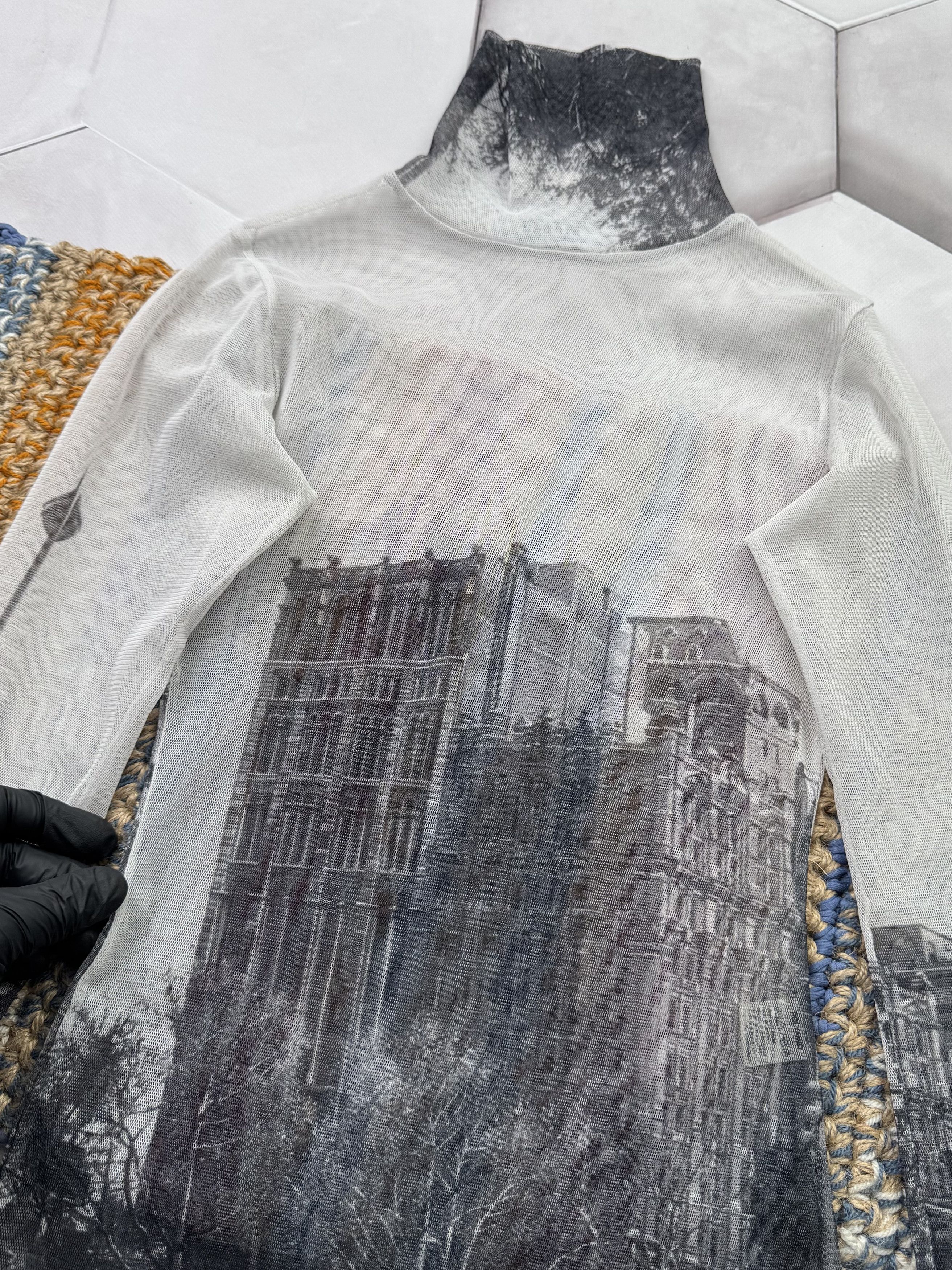 Japanese Brand Vintage Mesh Long Sleeve Size XS / US 0-2 / IT 36-38 - 4 Thumbnail