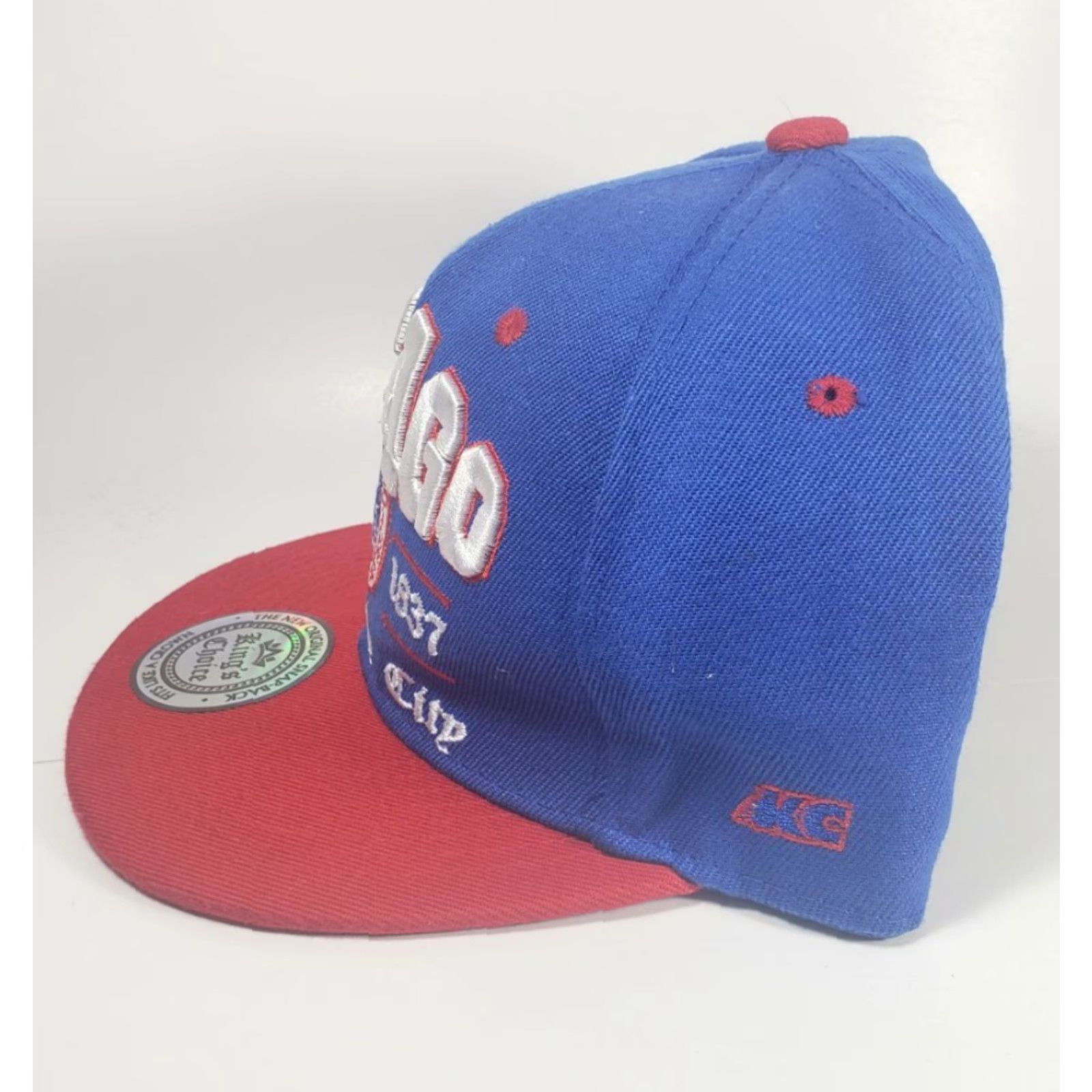 Vintage MALAKI KINGS CHICAGO RAISED SNAPBACK HAT CAP USA WINDY CITY BLUE MEN ONE SIZE Adjustable Cap Size ONE SIZE - 2 Thumbnail